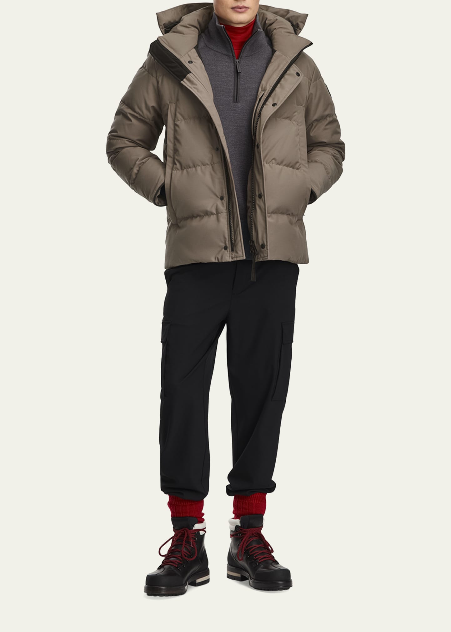 Canada Goose Men's Wyndham Black Label Down Parka - Bergdorf Goodman