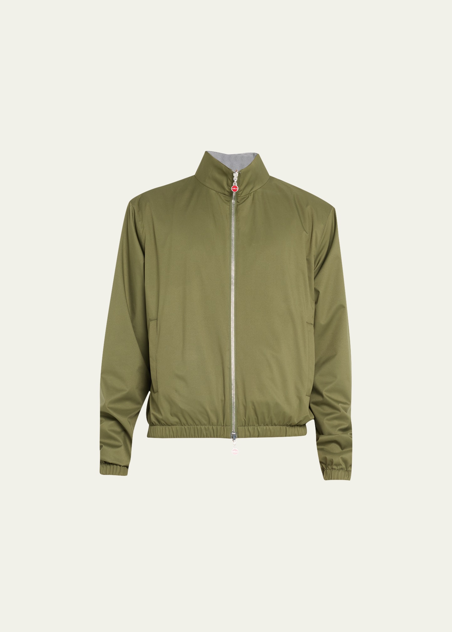 Kiton Men's Olive Windmate Reversible Bomber Jacket - Bergdorf Goodman