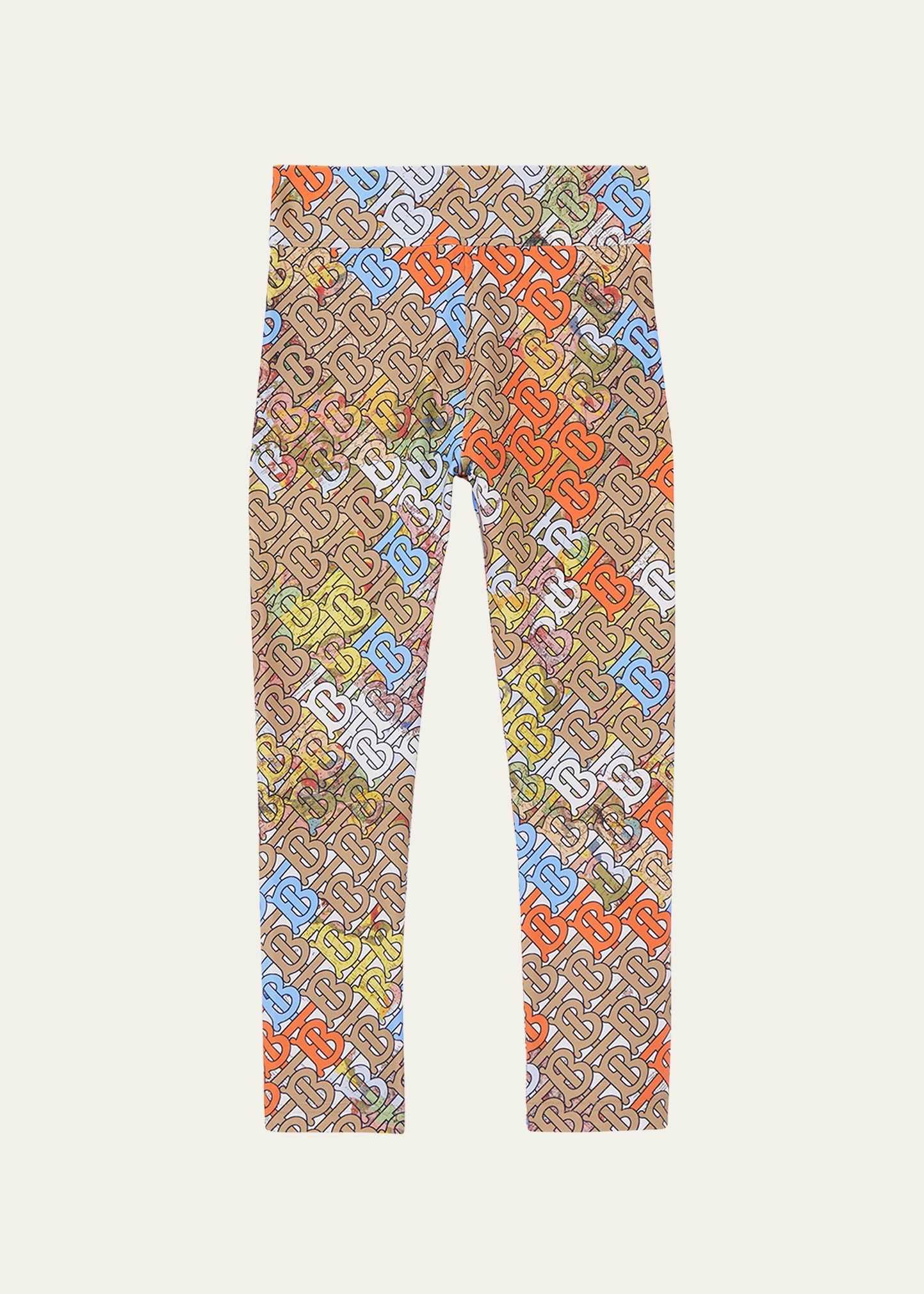 Devan TB Monogram Leggings in Multicoloured - Burberry Kids