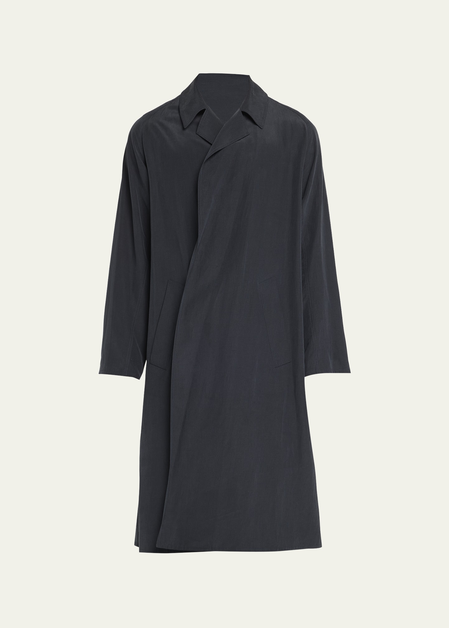 THE ROW Emilio Silk and Linen-Blend Twill Coat for Men