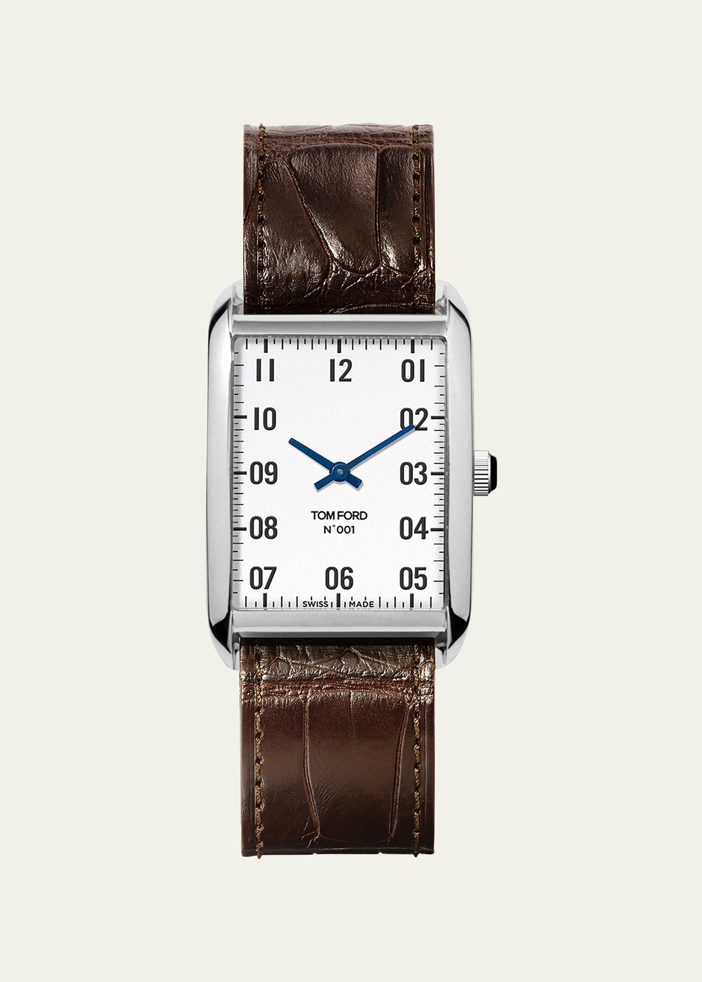 TOM FORD TIMEPIECES Men's 001 Alligator Strap Watch - Bergdorf Goodman