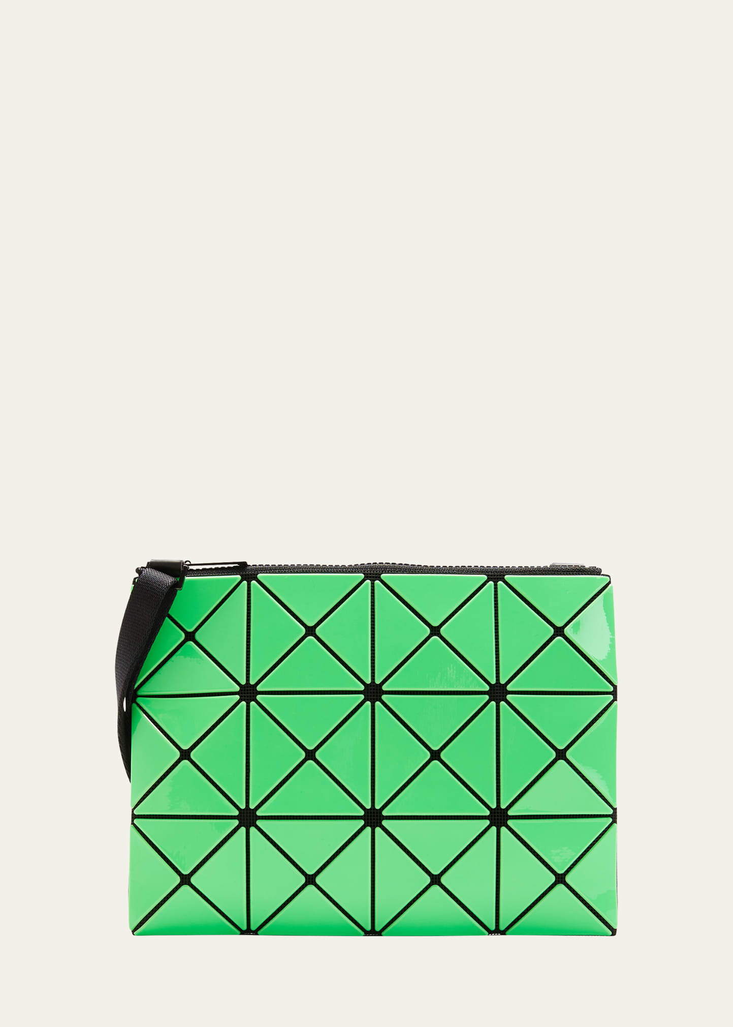 Bao Bao Lucent geometric cross-body bag Grau