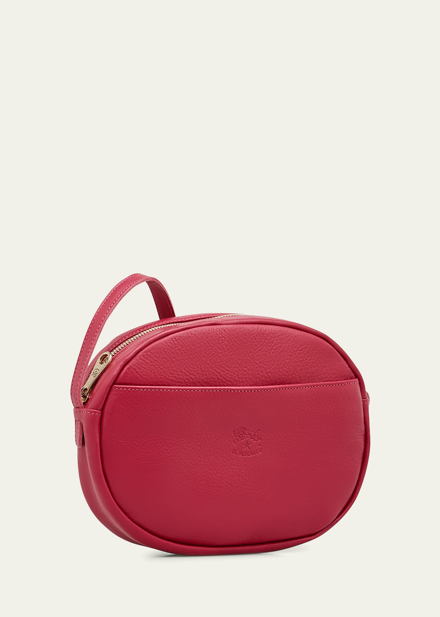 Il Bisonte Rubino Round Vacchetta Leather Crossbody Bag Bergdorf