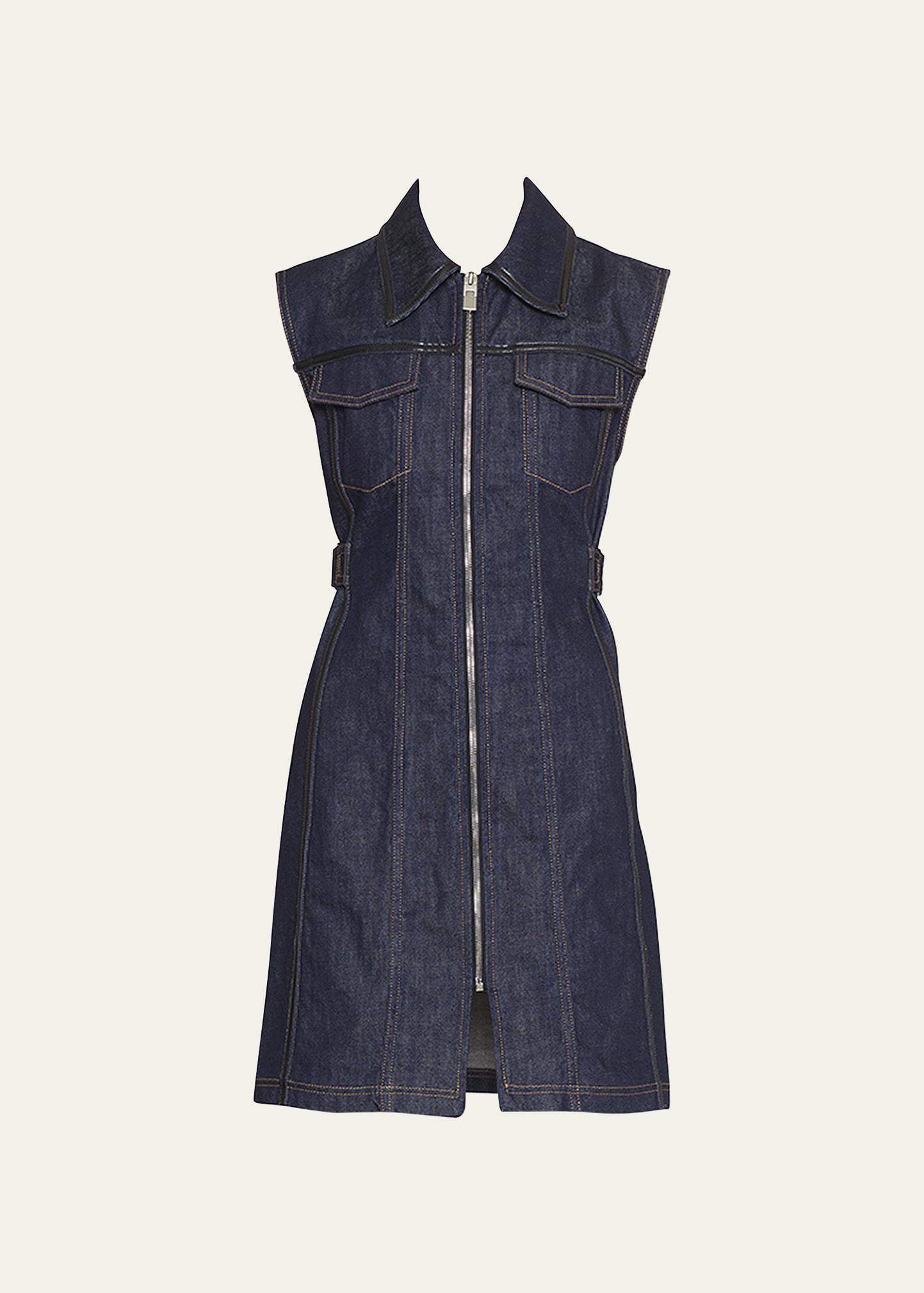 【関税込み】givenchy Denim dress Givenchy Shirt Dress in Washed Denim | Saks Fifth Avenue