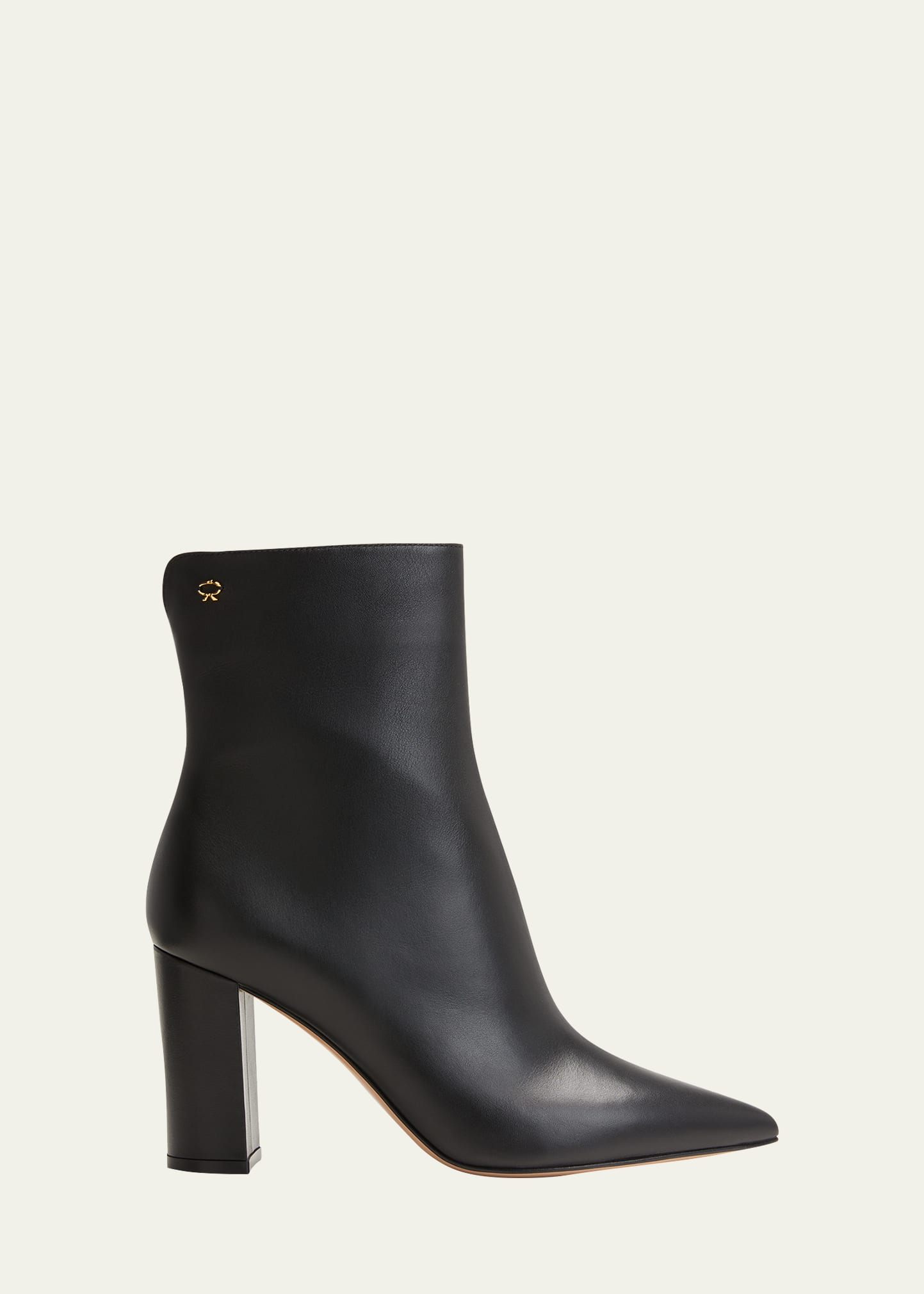 Gianvito Rossi Vitello Glove Calfskin Ankle Boots - Bergdorf Goodman