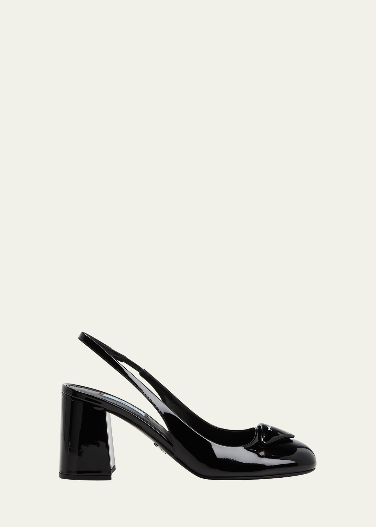 パンプス PRADA**Slingback pumps**Black** PRADA Soft Padded Slingback Pumps Black Leather - POIZON