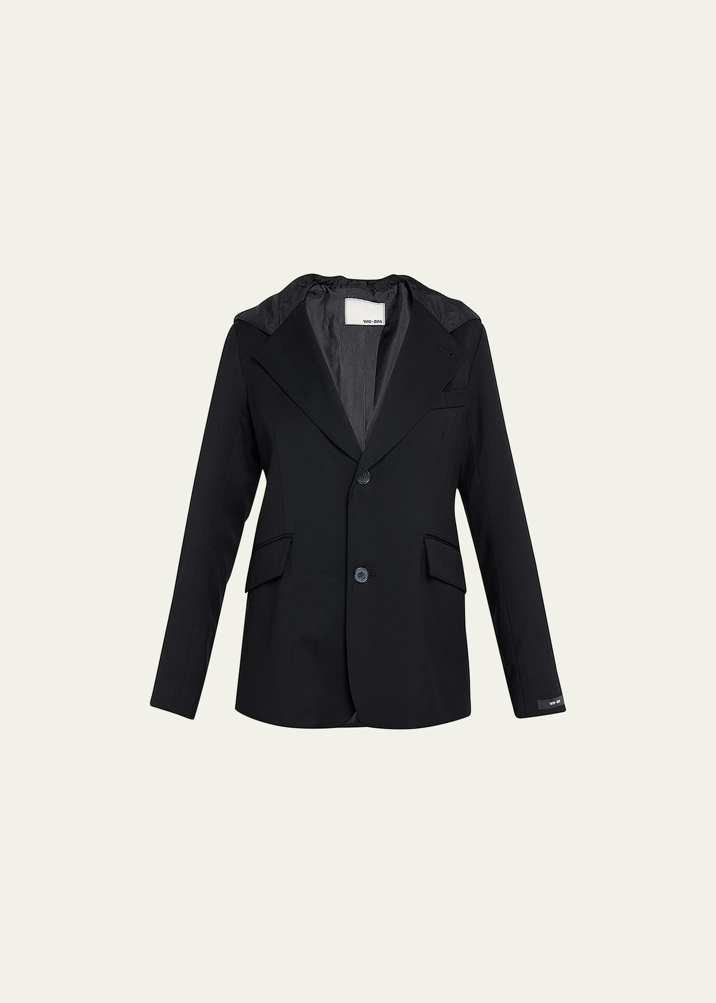 Womens hooded clearance blazer