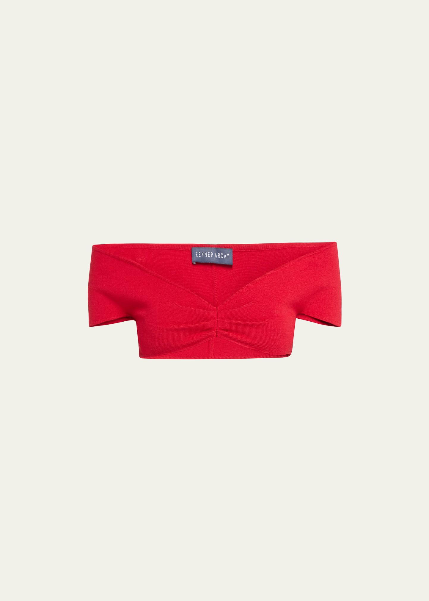 KNITTED BRA TOP - RED – Yuzefi