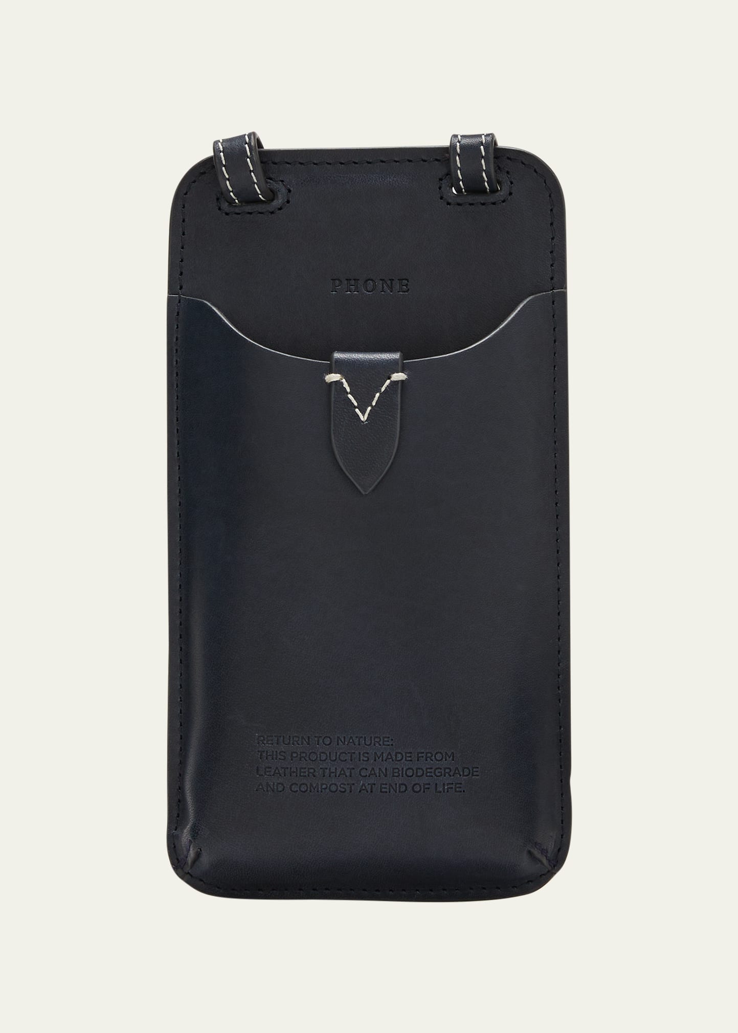 Anya Hindmarch Return to Nature Compostable Leather Phone Pouch