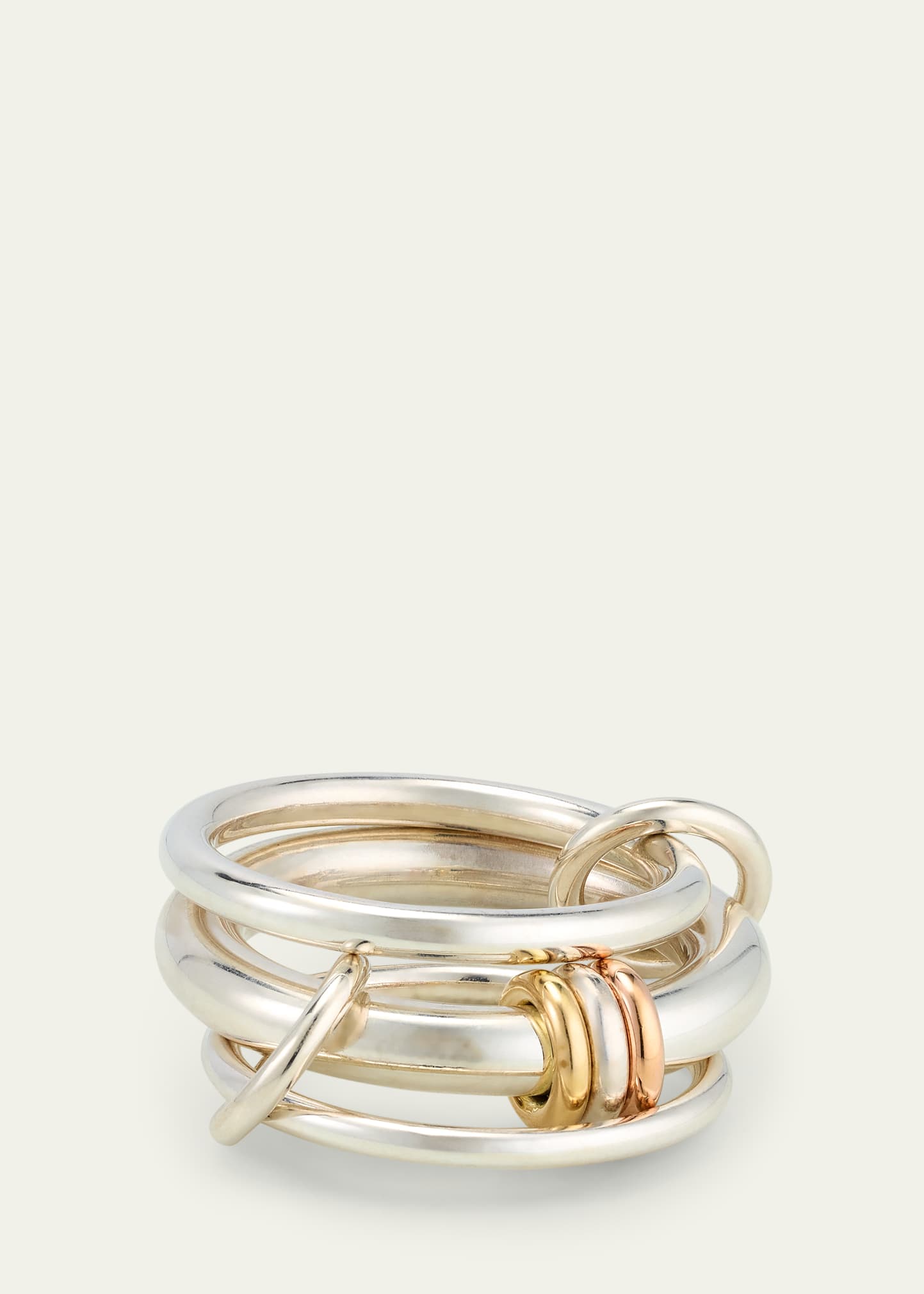 Spinelli Kilcollin Gemini SG Three Link Ring in Sterling Silver