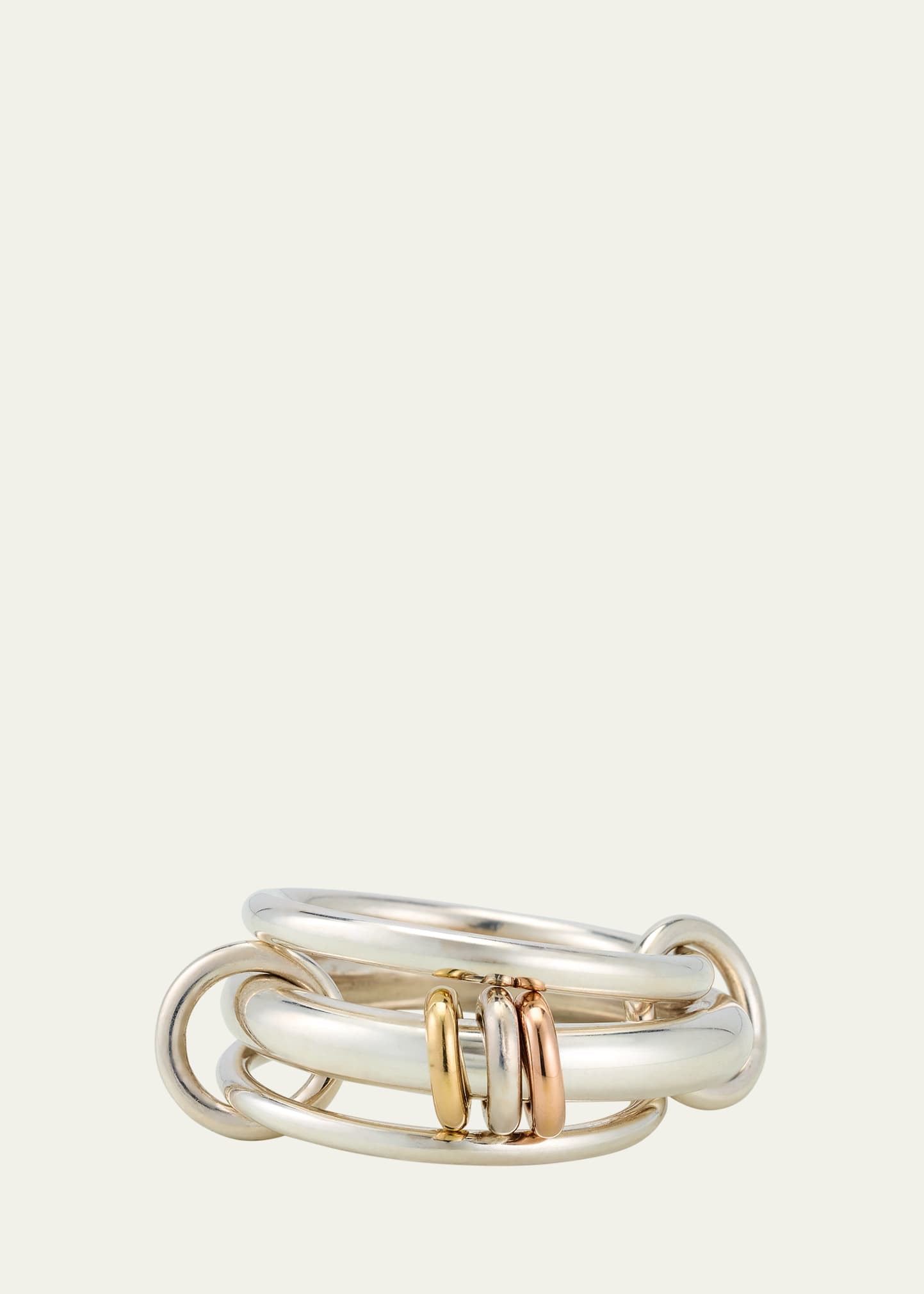 Spinelli Kilcollin Gemini SG Three Link Ring in Sterling Silver