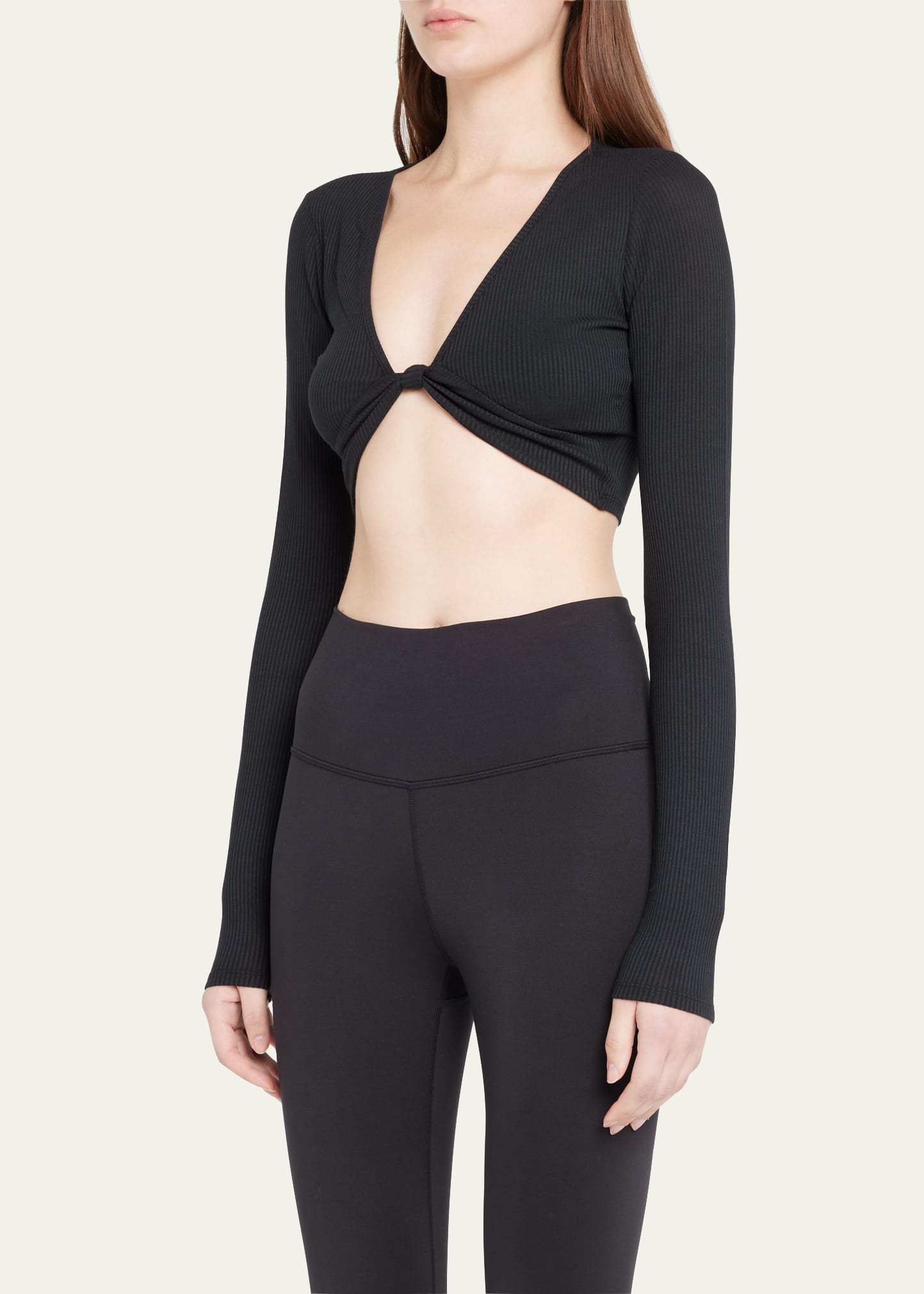 alo yoga Seamless リブ フェイバリット ブラタンク 黒 alo yoga
