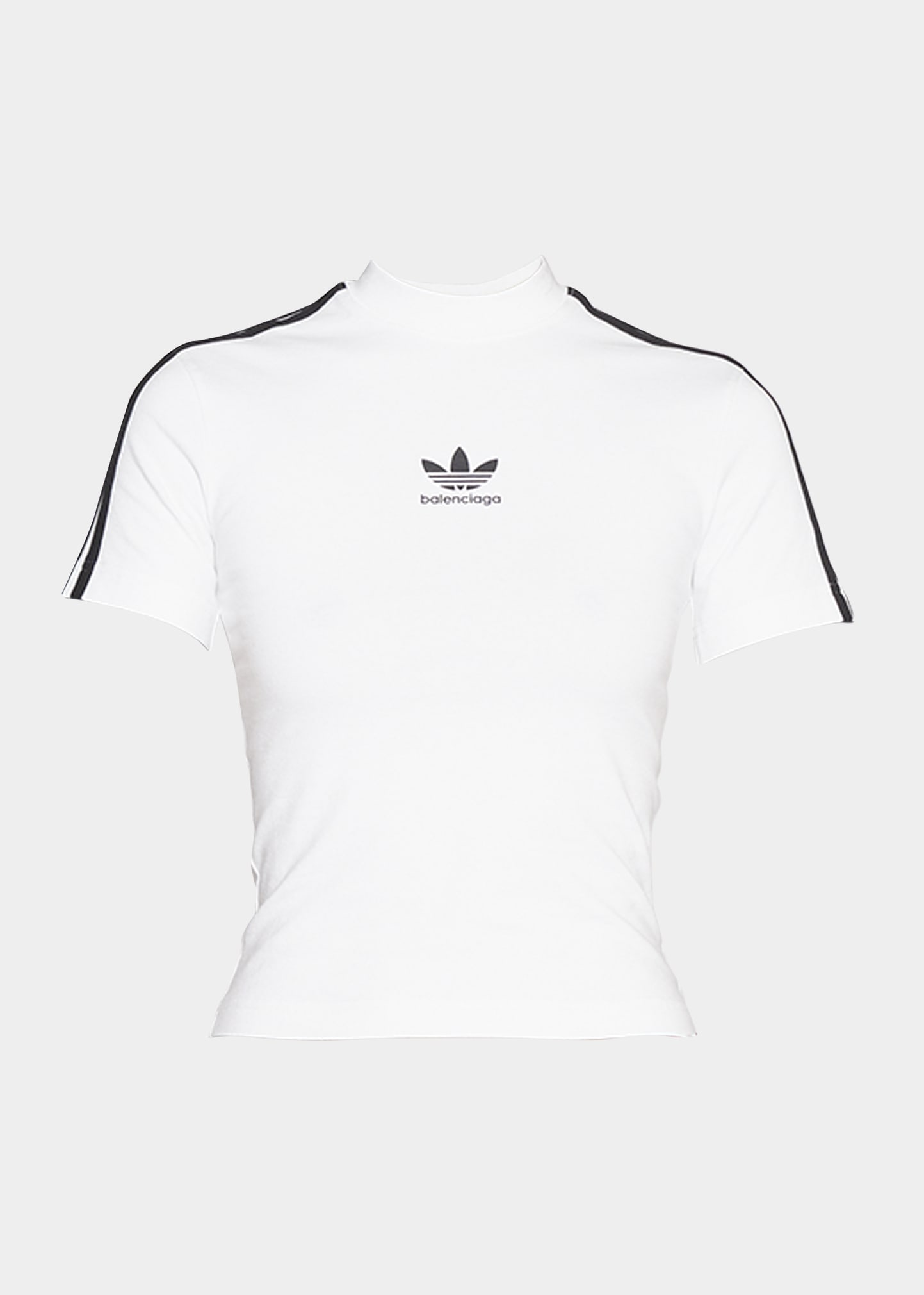 BALENCIAGA× Adidas L/S Shrunk T-Shirt Balenciaga x Adidas Shrunk T-Shirt - Bergdorf Goodman