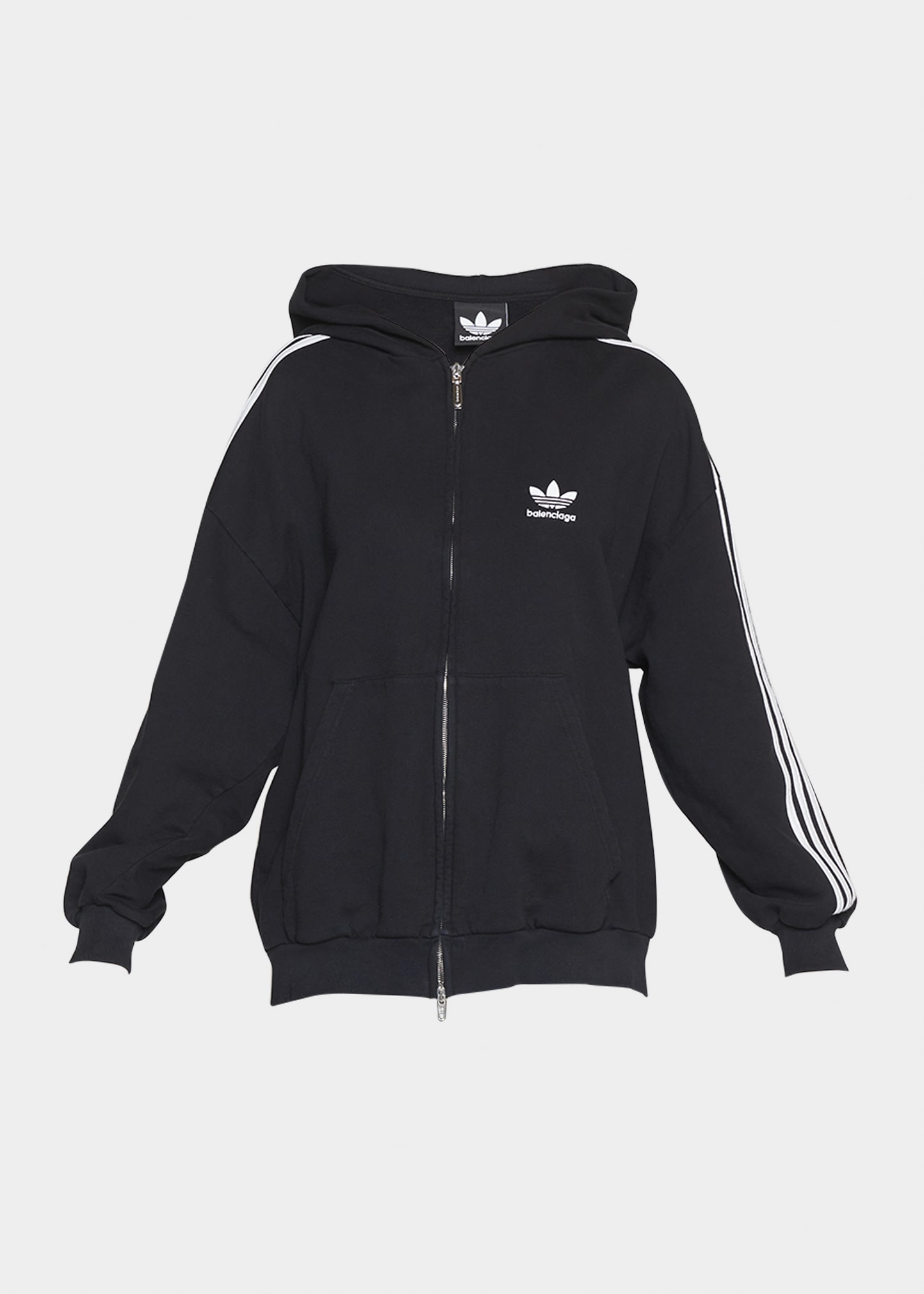 Balenciaga x Adidas Small Fit Zip-Up Hoodie - Bergdorf Goodman