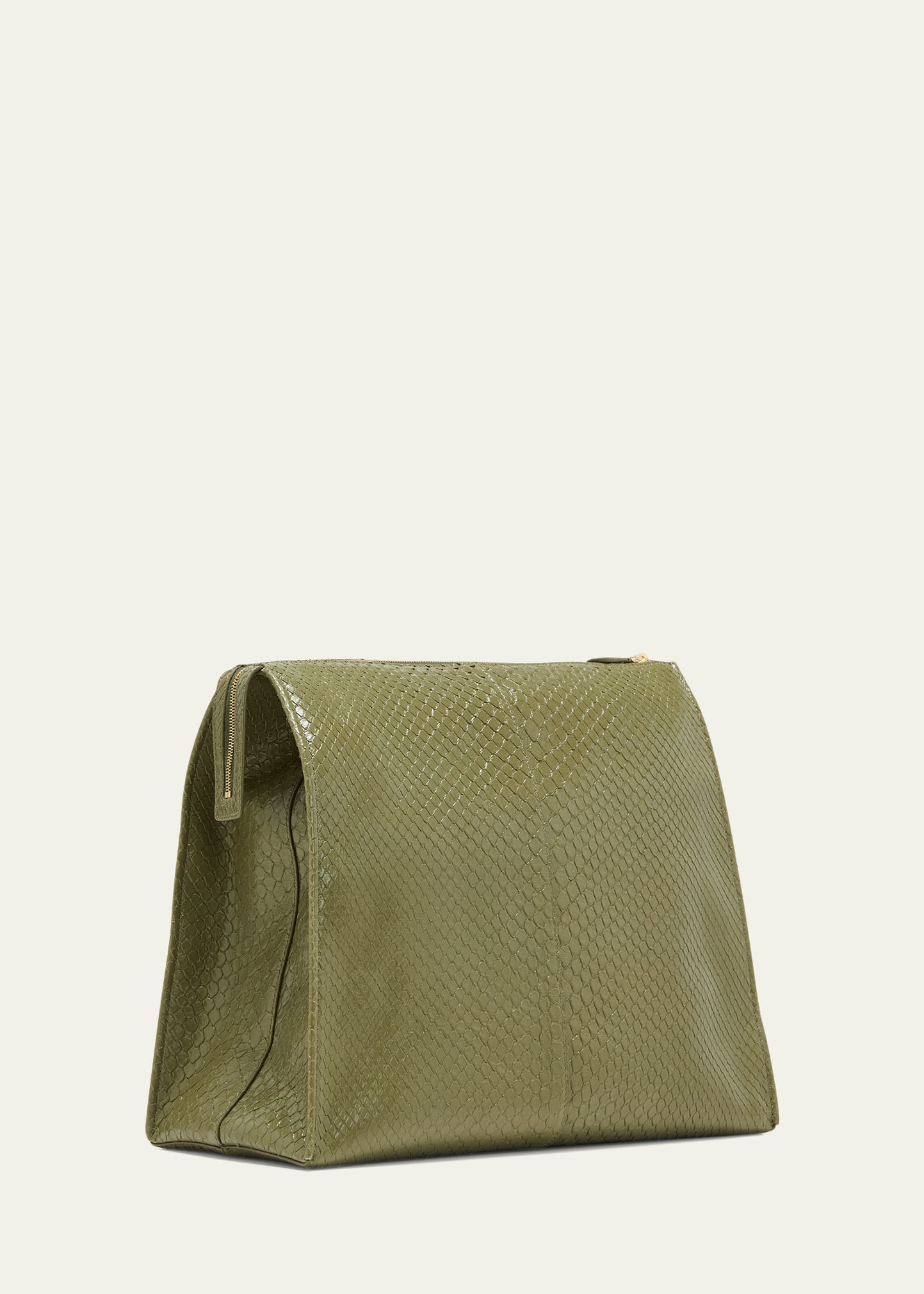 【新品、】ted stole/hyeon THE ROW Aspen Python Zip Shoulder Bag - Bergdorf Goodman