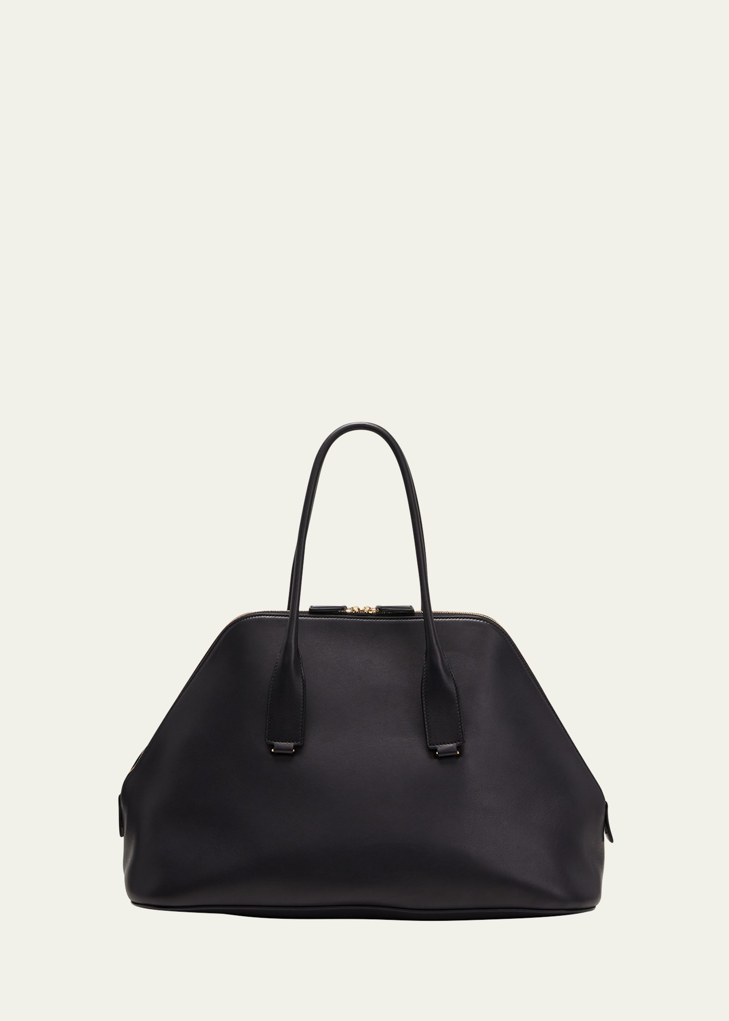 THE ROW Devon Medium Top-Handle Bag in Saddle Leather - Bergdorf