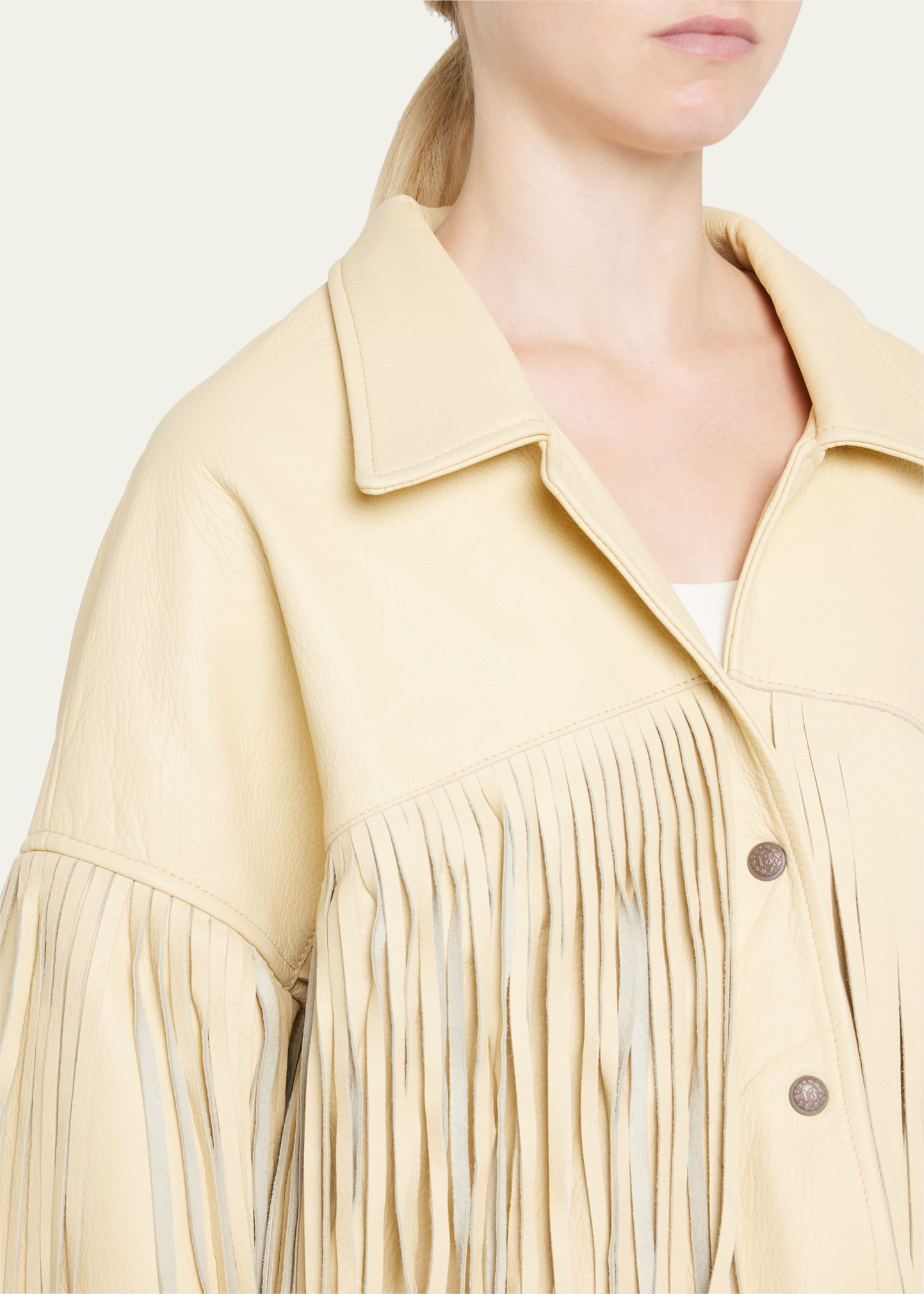 R13 Oversized Fringe Leather Jacket - Bergdorf Goodman
