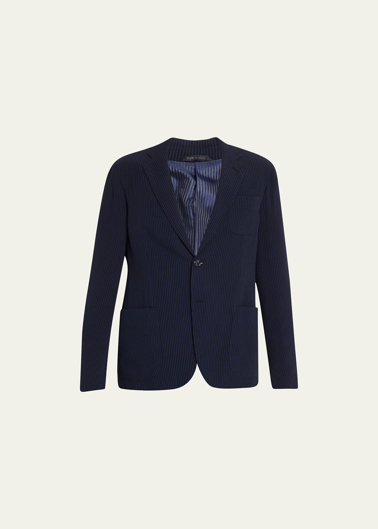 Giorgio Armani Men's Seersucker Pinstripe Sport Coat - Bergdorf