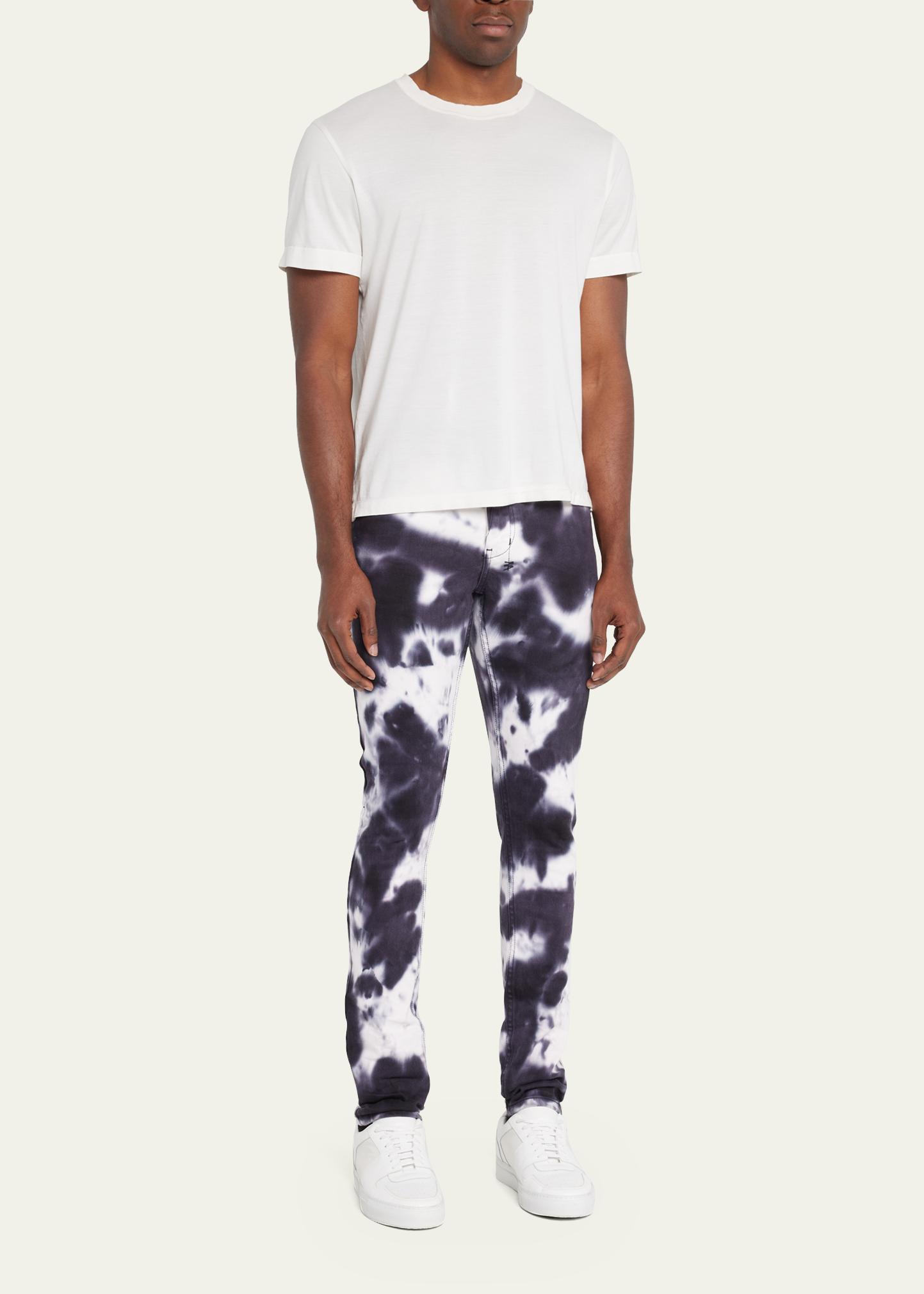 Ksubi Men's Slim-Fit White Midnight Tie-Dye Jeans - Bergdorf Goodman