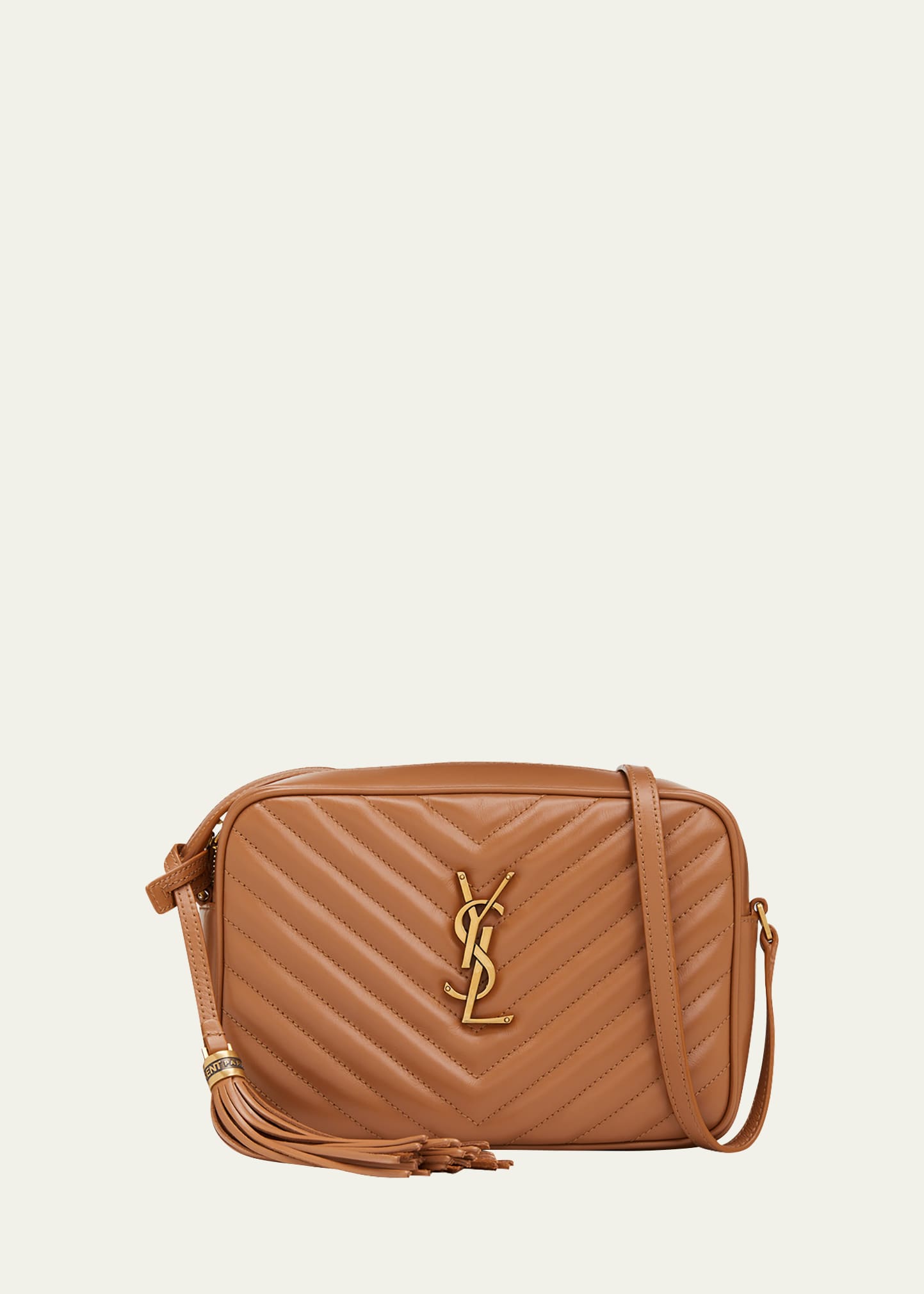 Saint Laurent Lou Medium YSL Quilted Camera Crossbody Bag with