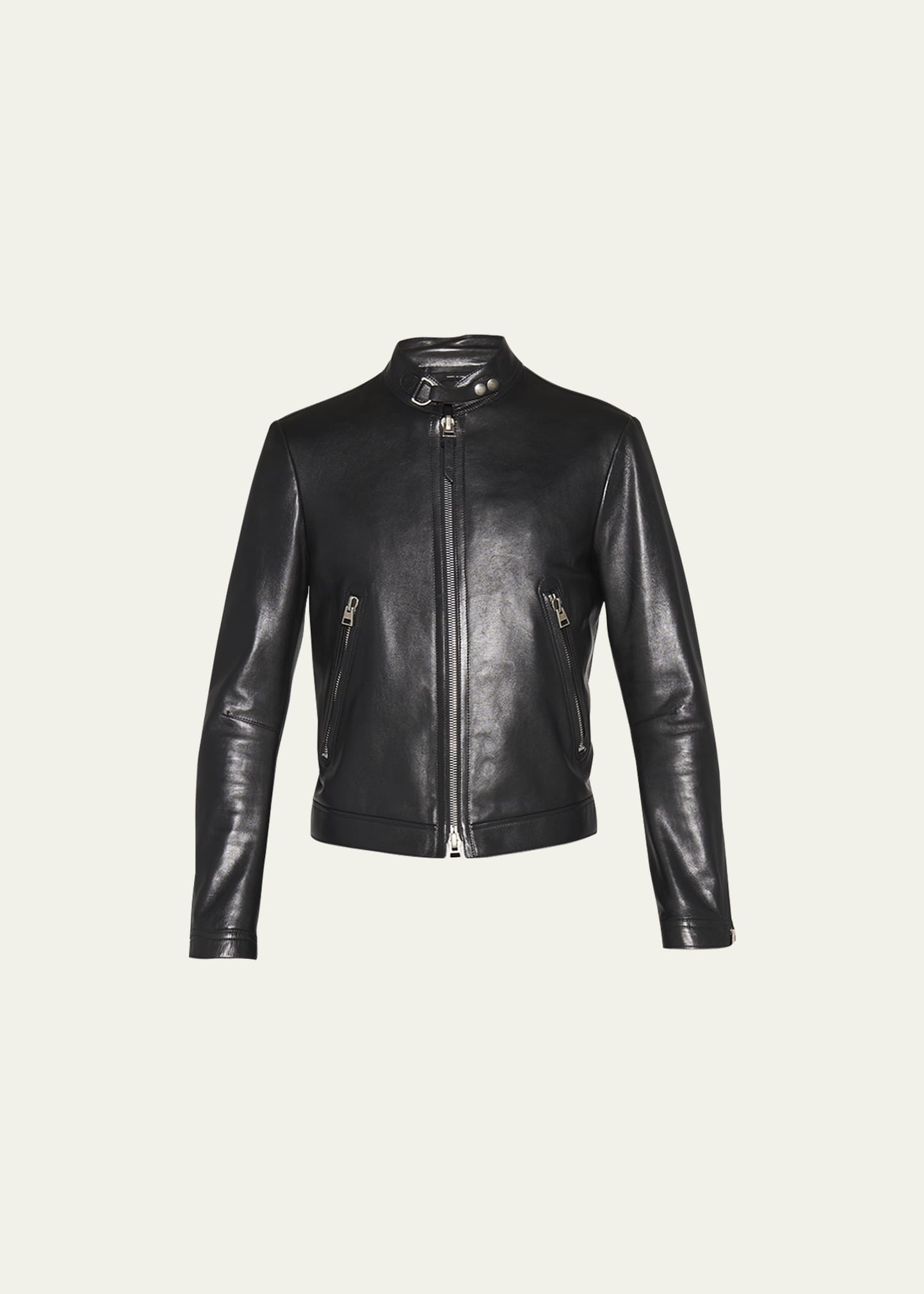 TOM FORD Men's Soft Leather Biker Jacket - Bergdorf Goodman