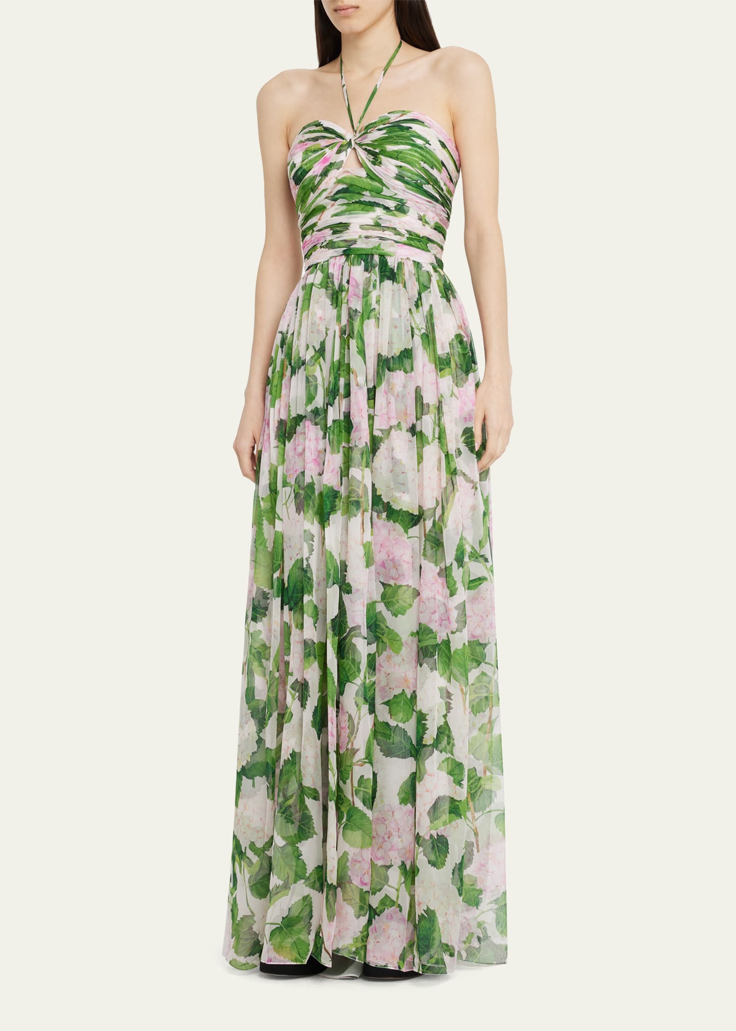 knee length dresses for ladies Hydrangea Embroidered Mini Dress