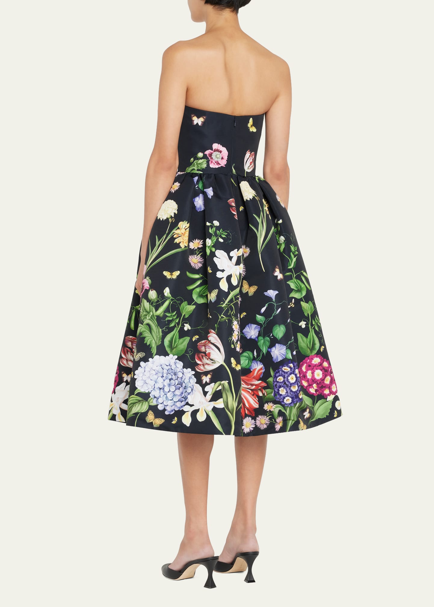 knee length dresses for ladies Alfred Sung D830 main image 1