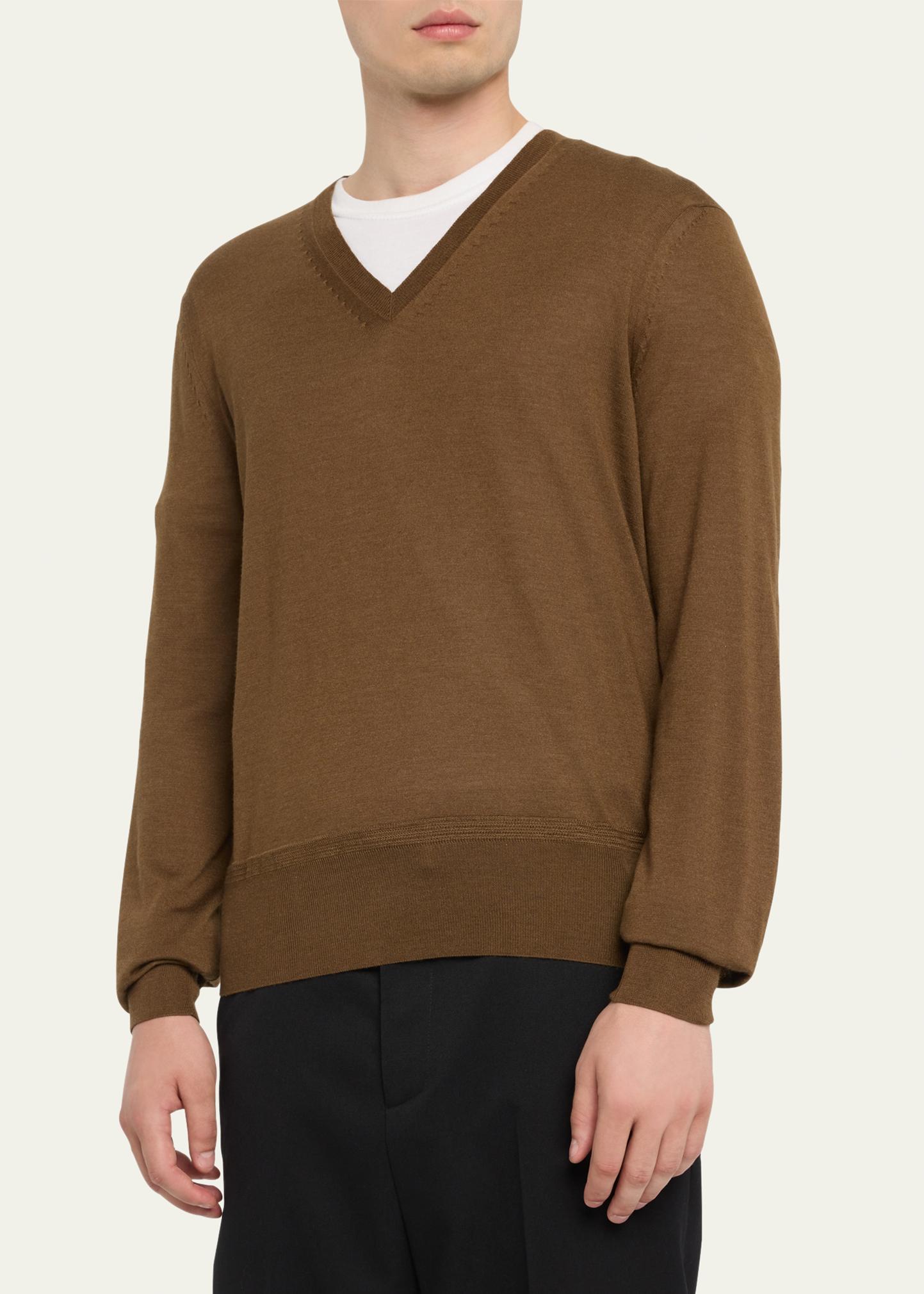 TOM FORD Men's Cashmere V-Neck Sweater - Bergdorf Goodman