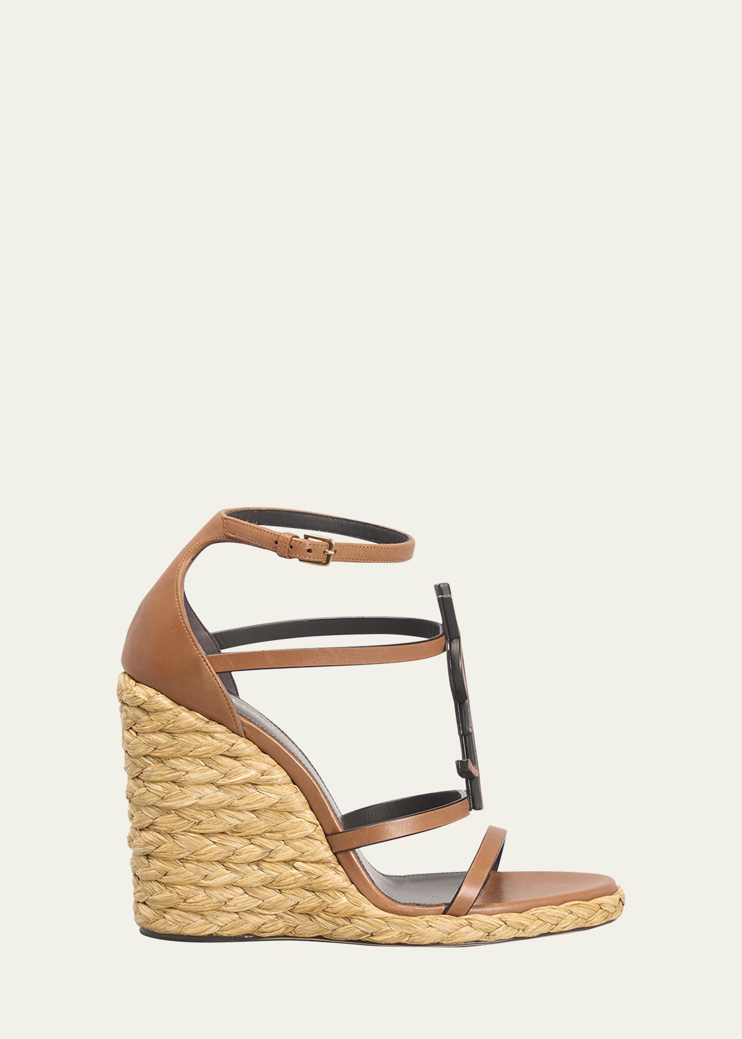 Saint laurent wedge on sale sandals