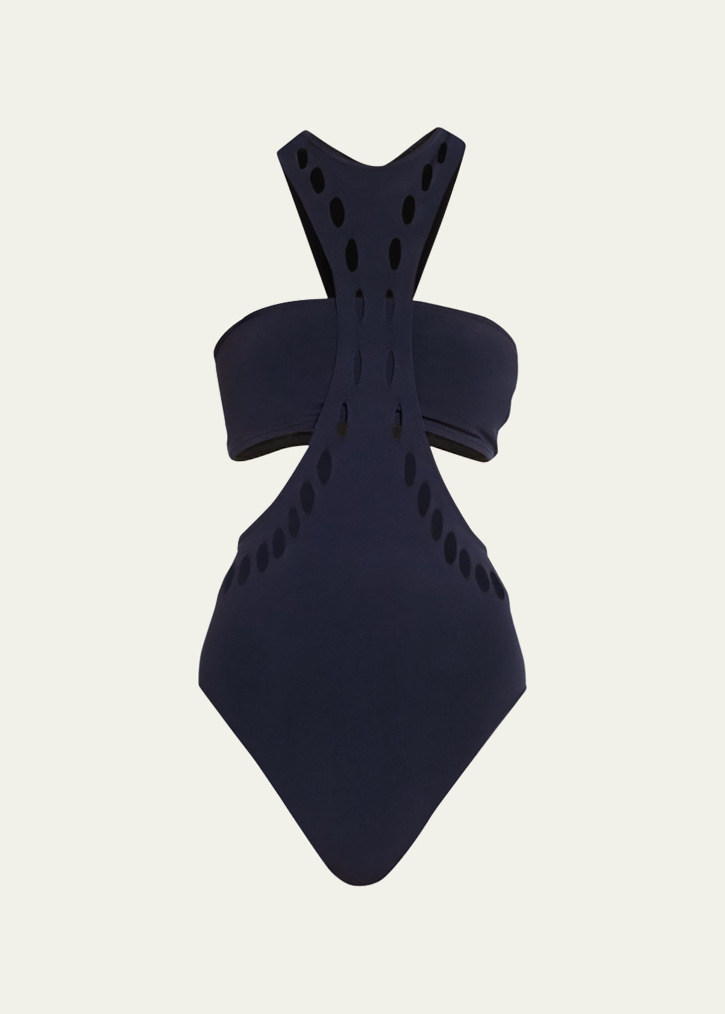ALAIA Cutout One-Piece Swimsuit - Bergdorf Goodman