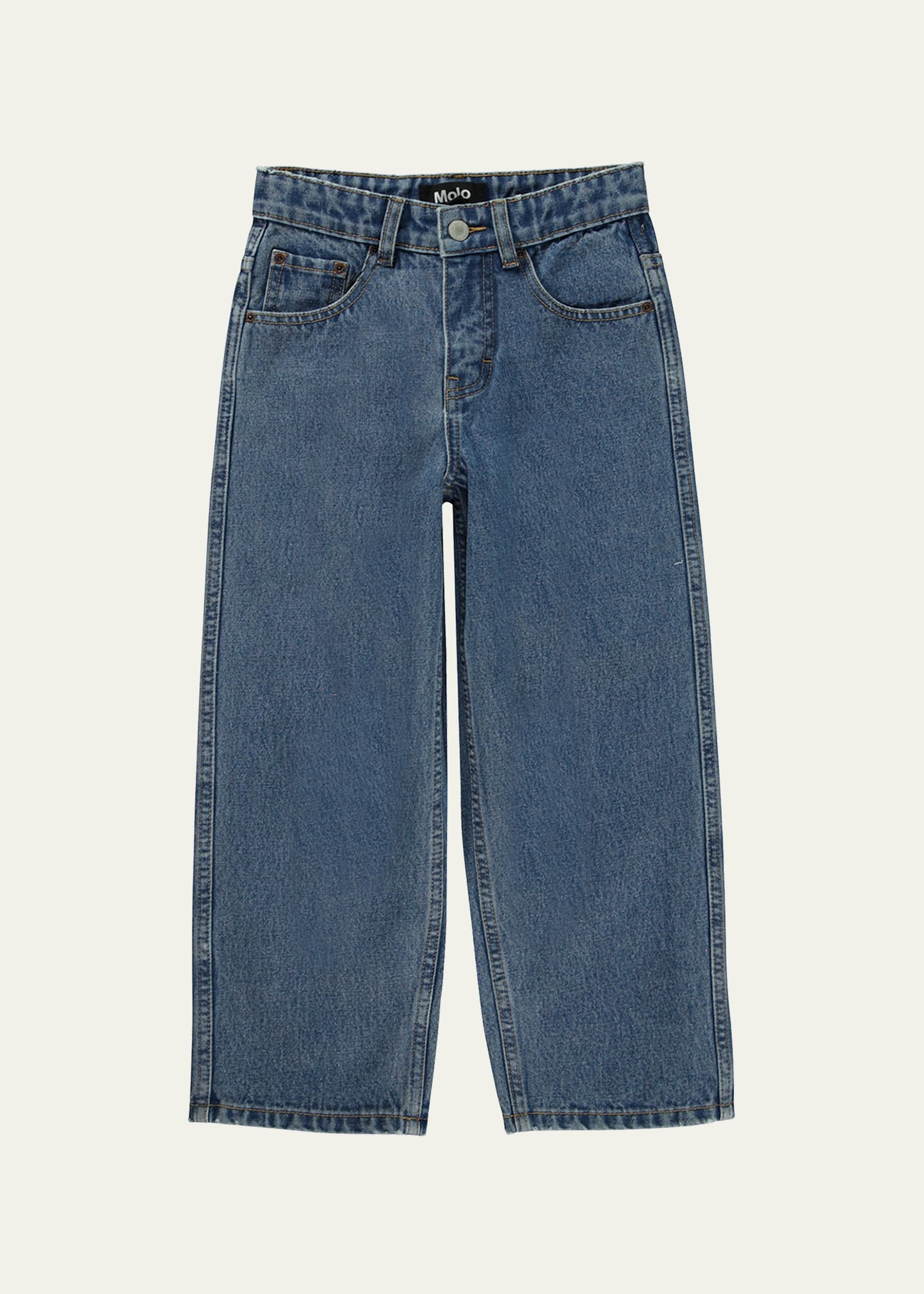 Molo Kid's Aiden Wide Leg Jeans, Size 8-16
