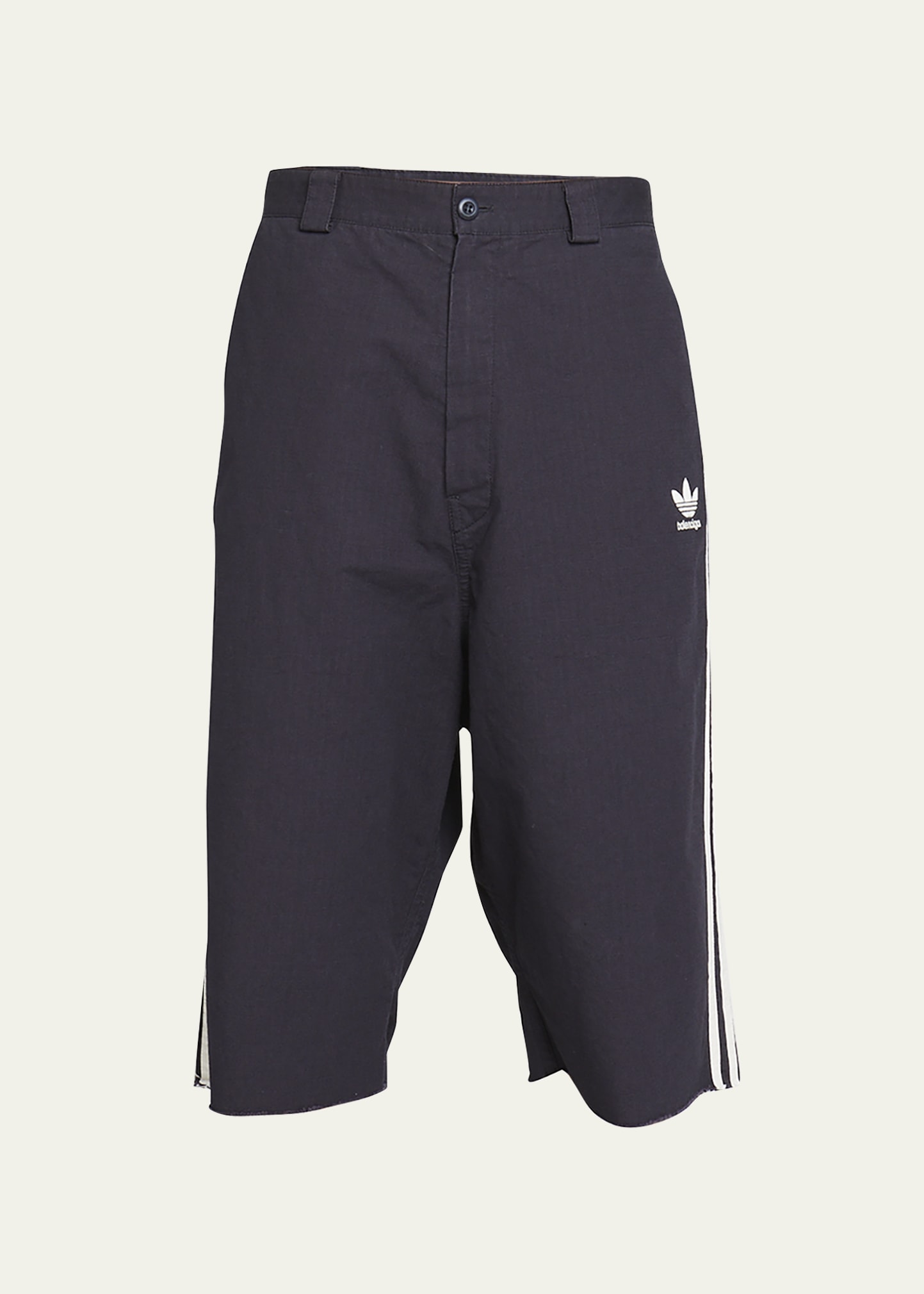 Balenciaga x Adidas Men's 3-Stripes Ripstop Shorts - Bergdorf Goodman