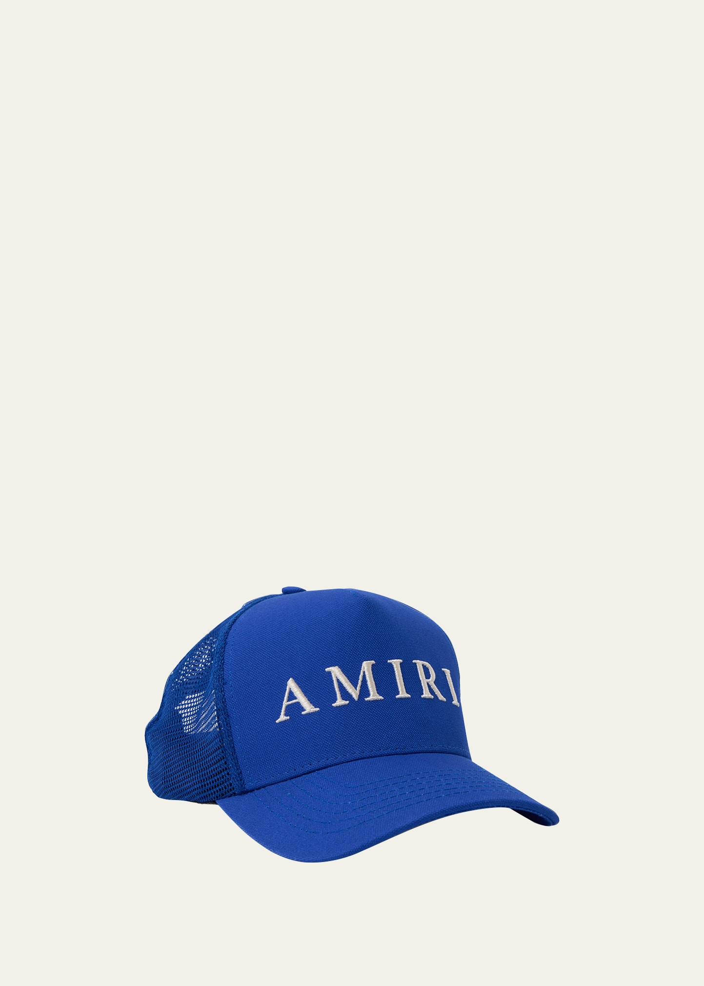 Amiri Men's Embroidered Logo Trucker Hat - Bergdorf Goodman