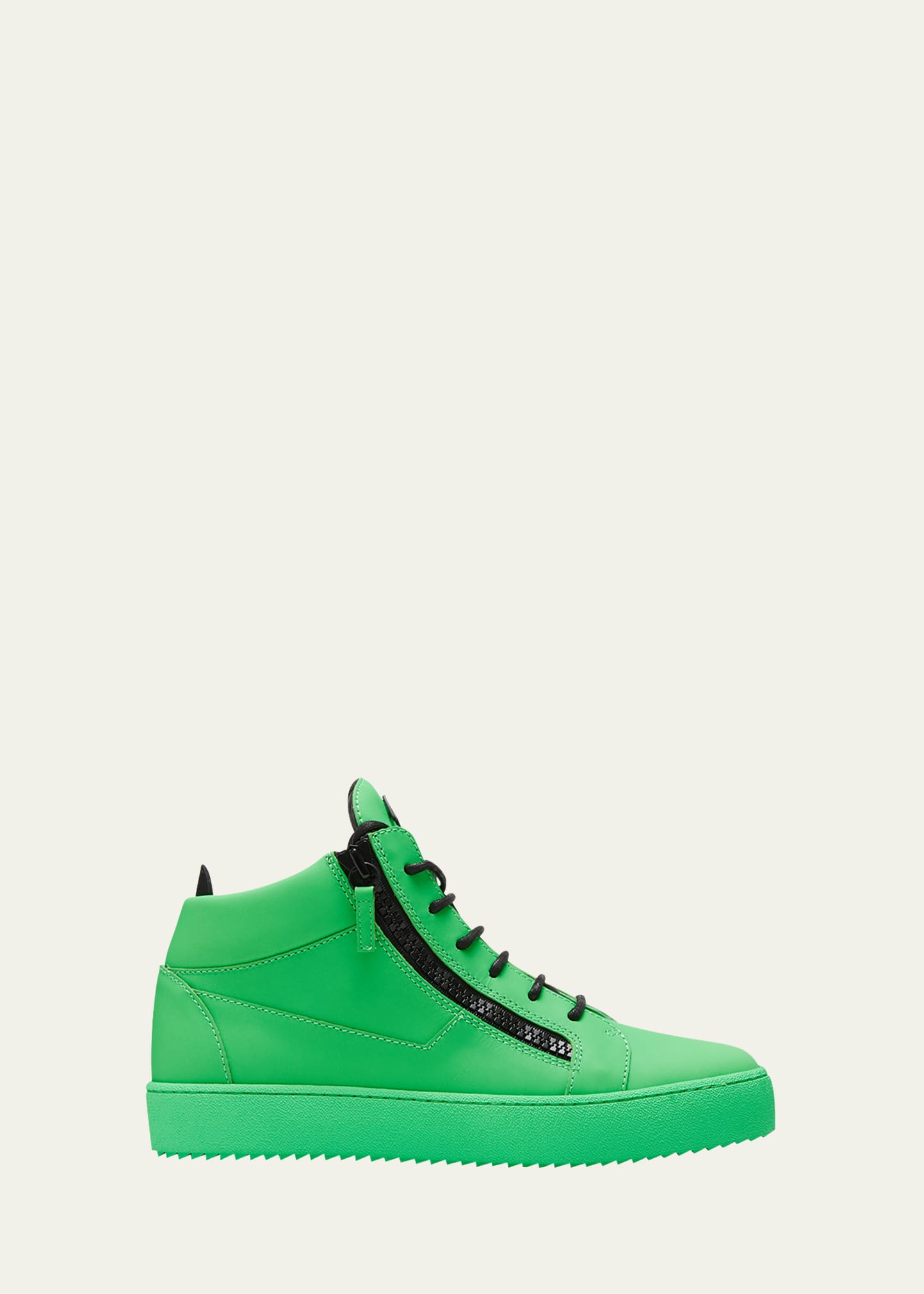 Giuseppe Zanotti Men's Neon Leather High-Top Sneakers - Bergdorf