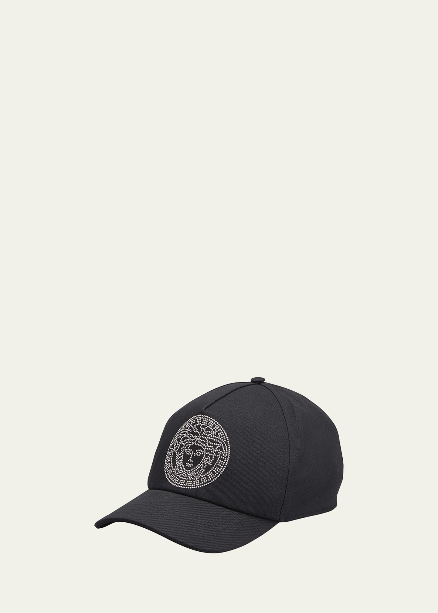 Versace Men s Studded Medusa Baseball Cap Bergdorf Goodman