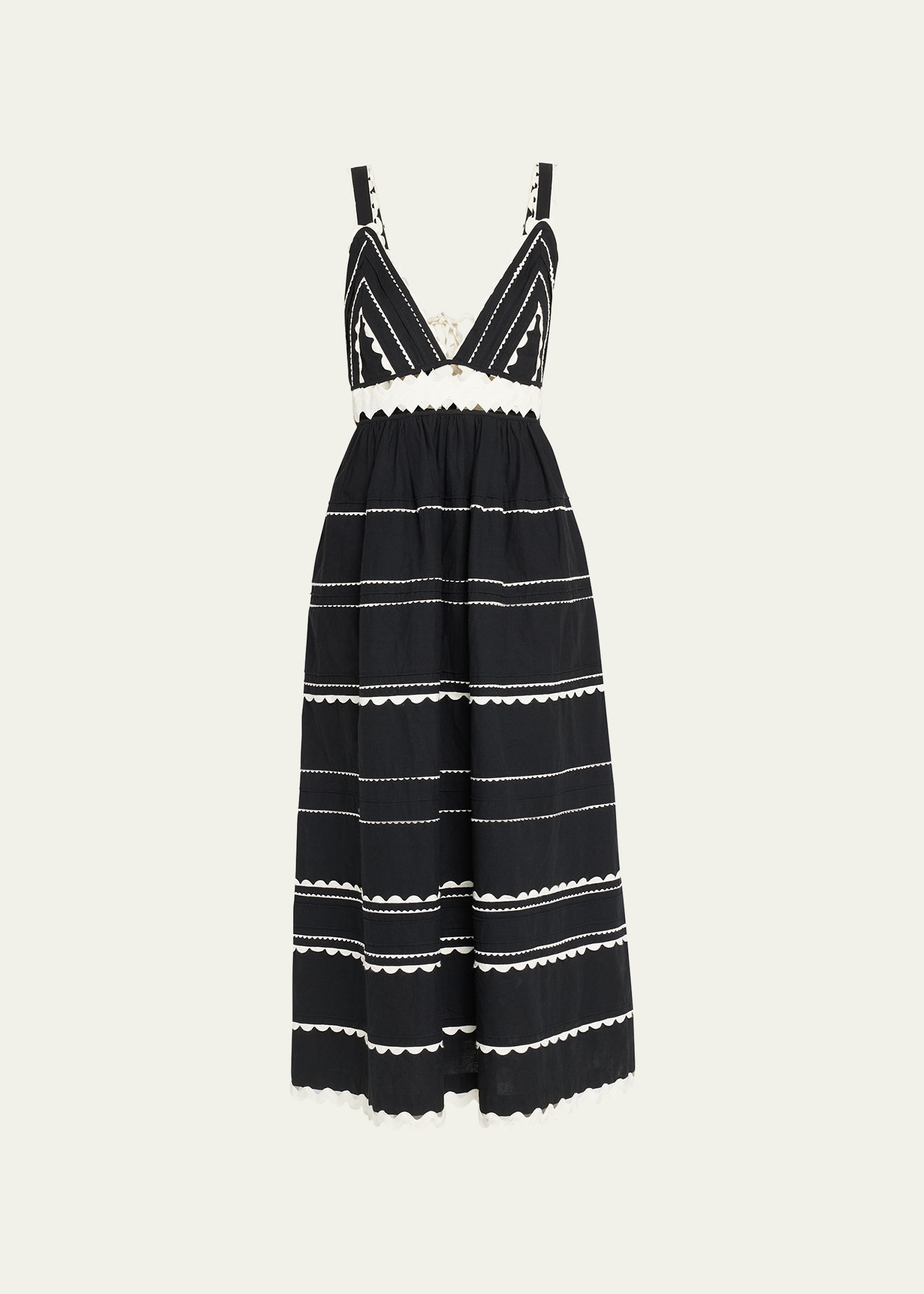 Sea Ryleigh Ric Rac Midi Dress - Bergdorf Goodman