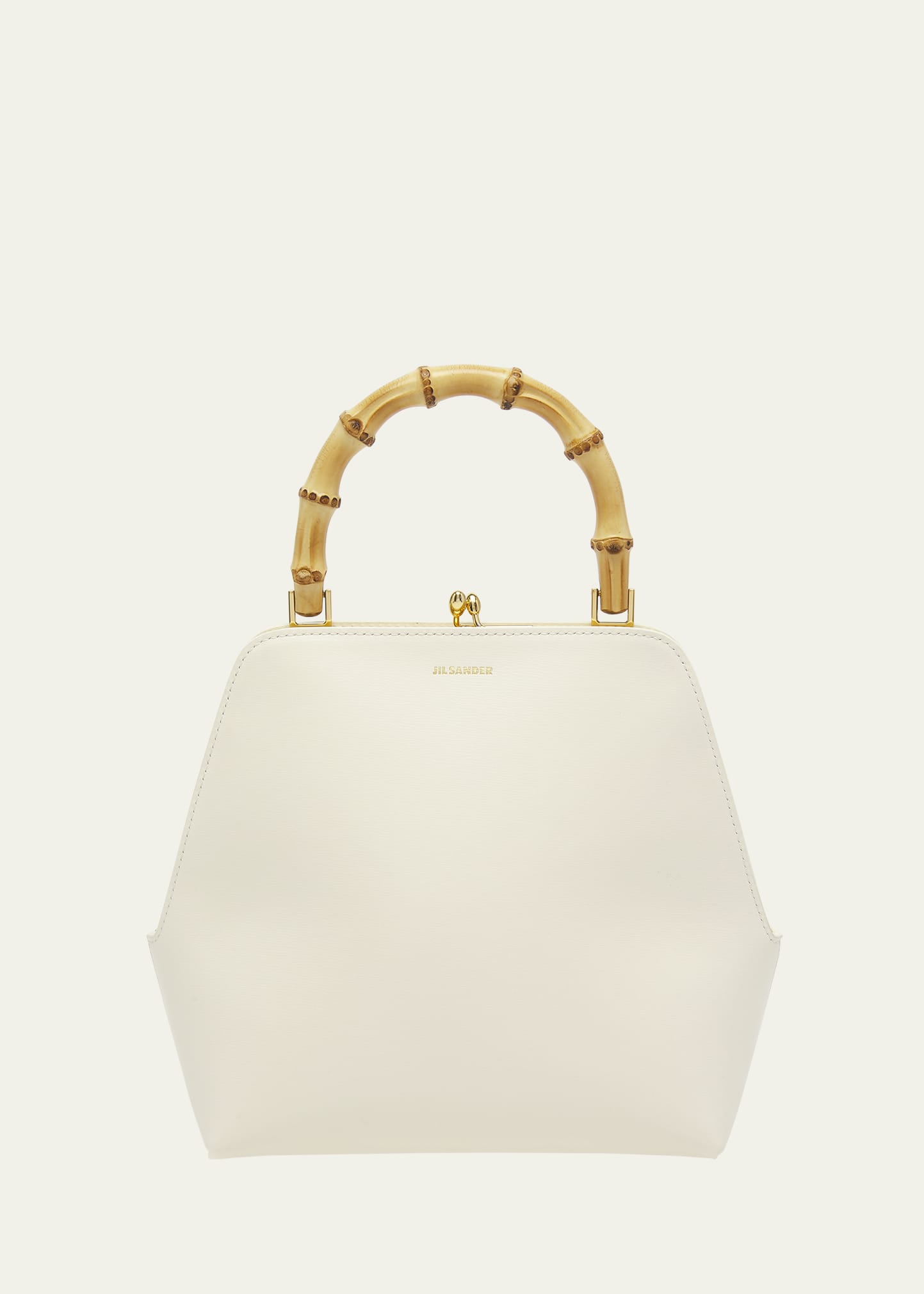 ジサクラ 70 「type2 #GGDB」「slim #GGDBノーグロー」 Jil Sander Goji Small Square Bamboo Top-Handle Bag - Bergdorf Goodman