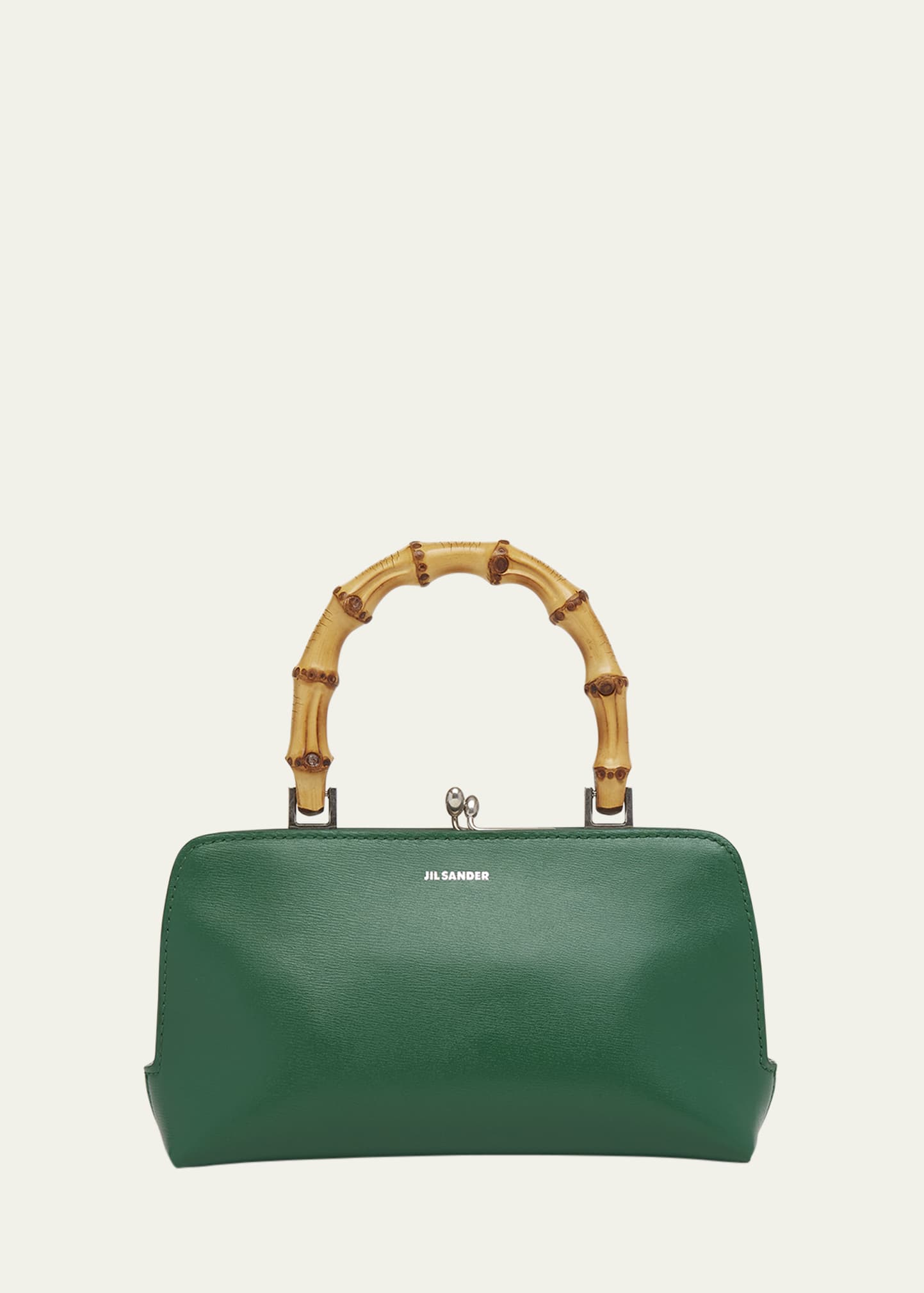 バッグ・カバンその他 Jil Sander Small Goji Bamboo bag in burgundy Jil Sander Goji Mini Bamboo Top-Handle Bag - Bergdorf Goodman