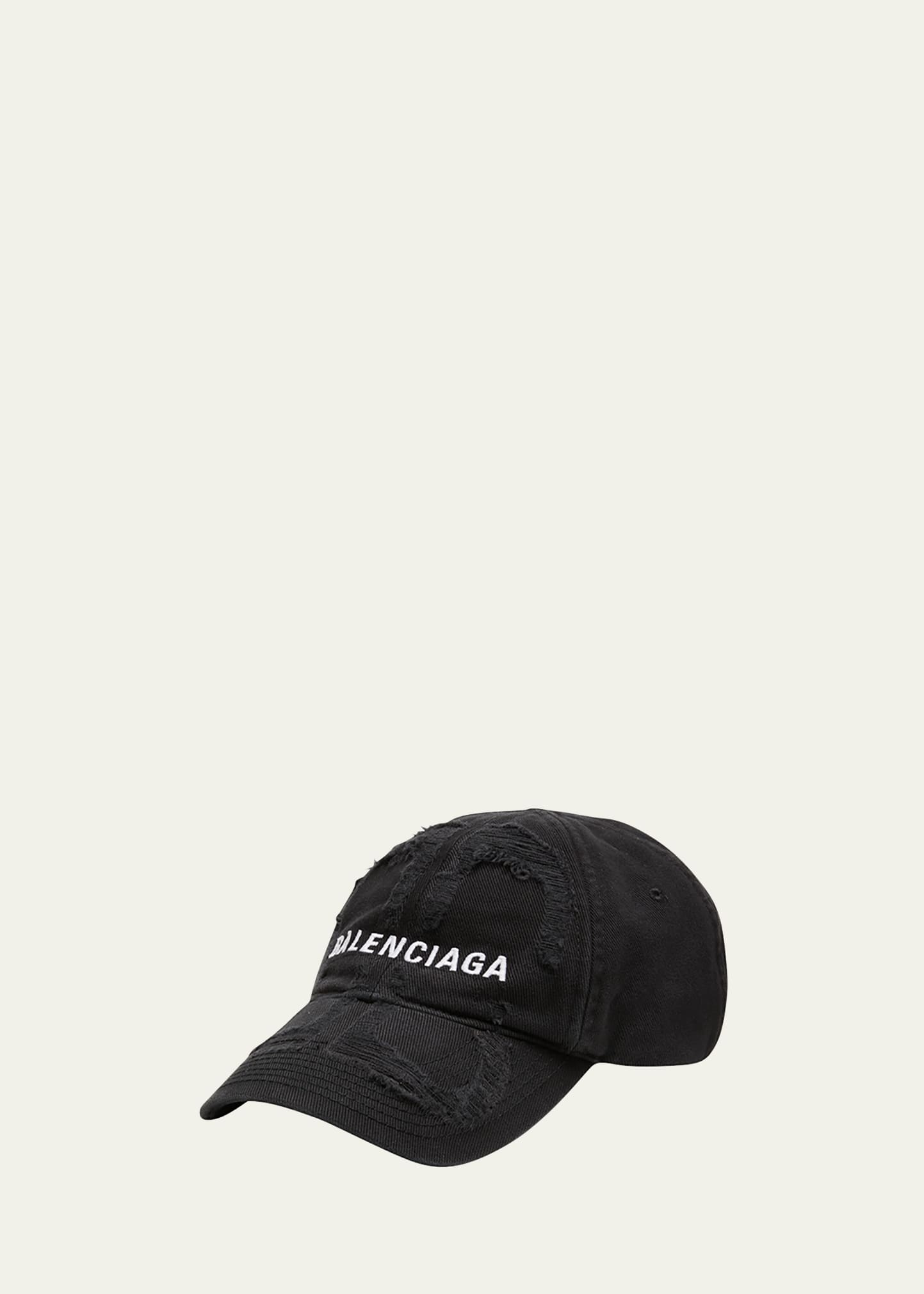 Brød med sig Fantasifulde Balenciaga Men's Distressed BB-Logo Baseball Cap - Bergdorf Goodman