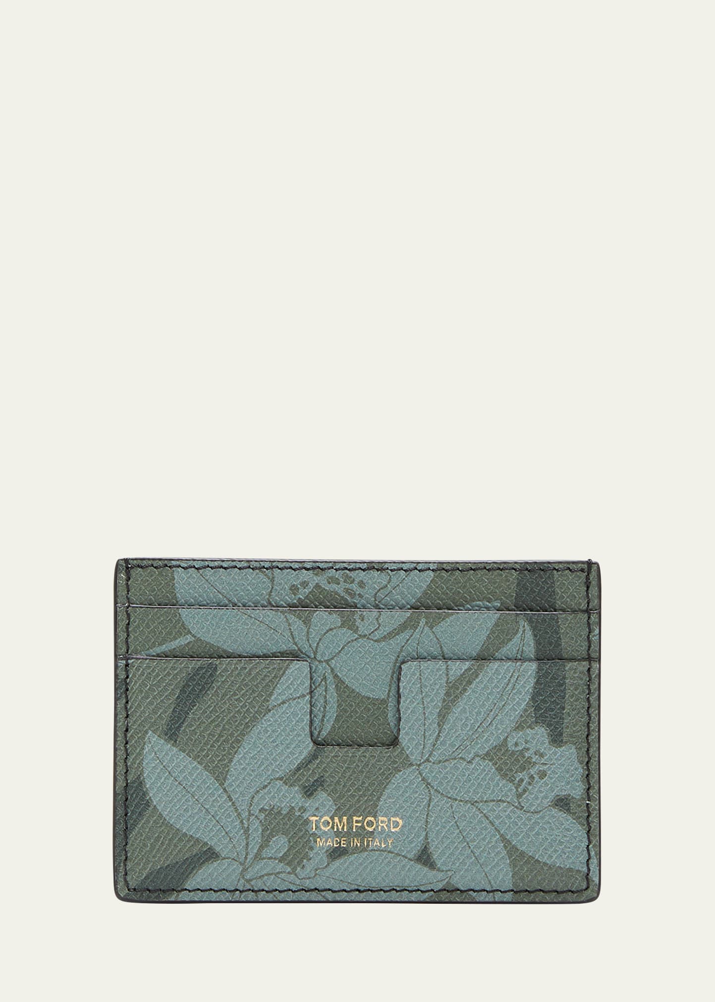 TOM FORD Men's Orchid Camo-Print Leather Money Clip Card Holder - Bergdorf  Goodman