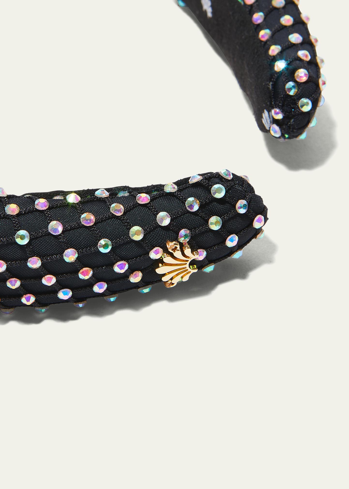 Lele Sadoughi Crystal Mesh Alice Headband - Bergdorf Goodman