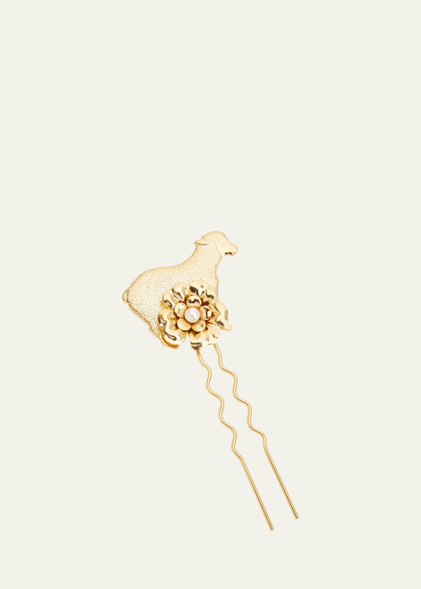 Epona Valley 14k Gold-Plated Golden Fleece Hair Pin - Bergdorf Goodman Epona Valley 14k Gold-Plated Golden Fleece Hair Pin