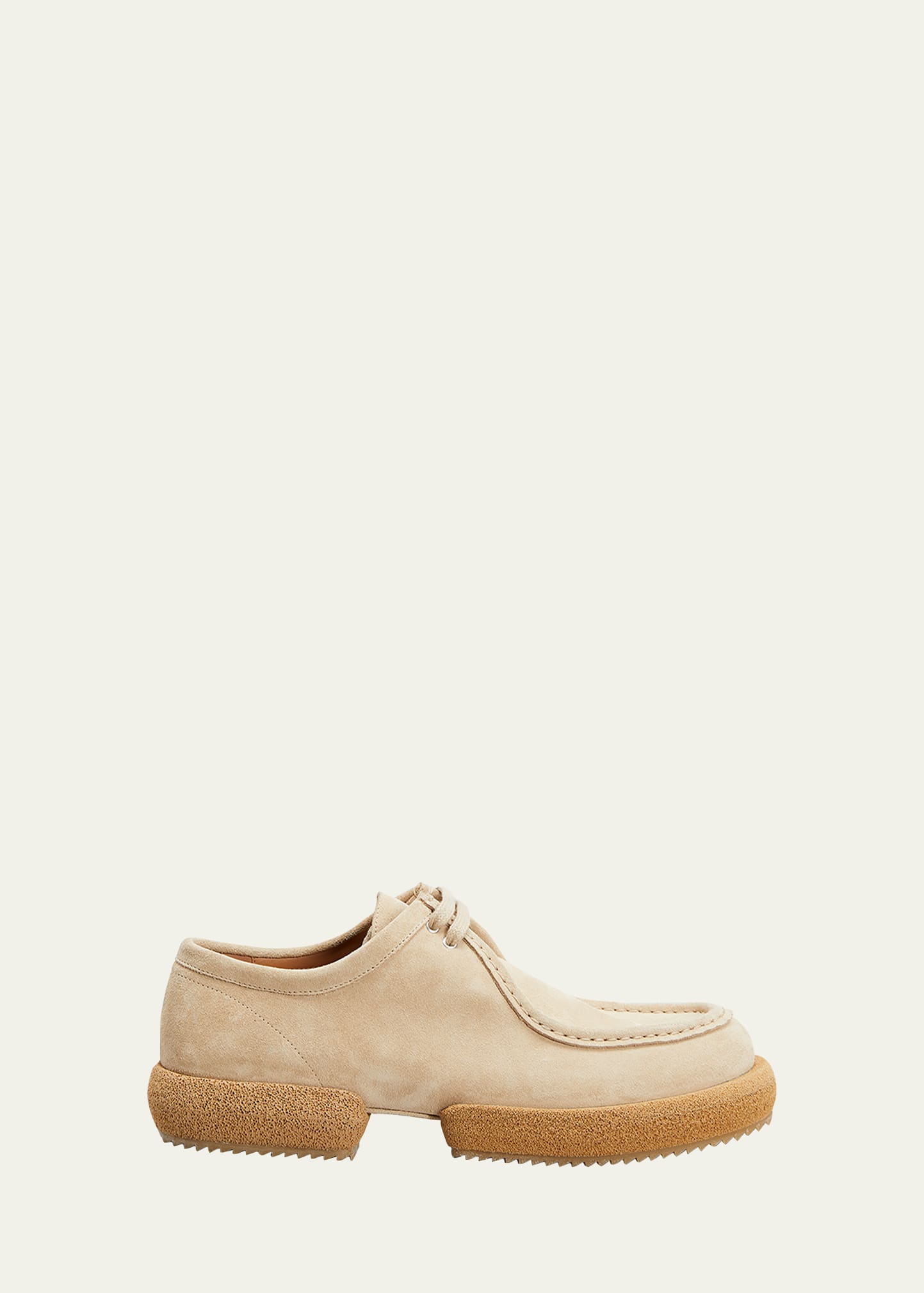 Men's Crepe Sole Suede Derby Shoes