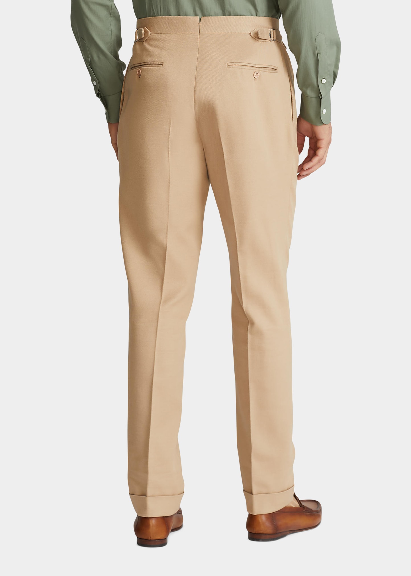 Ralph Lauren Purple Label Men's Gregory Double-Pleated Trousers