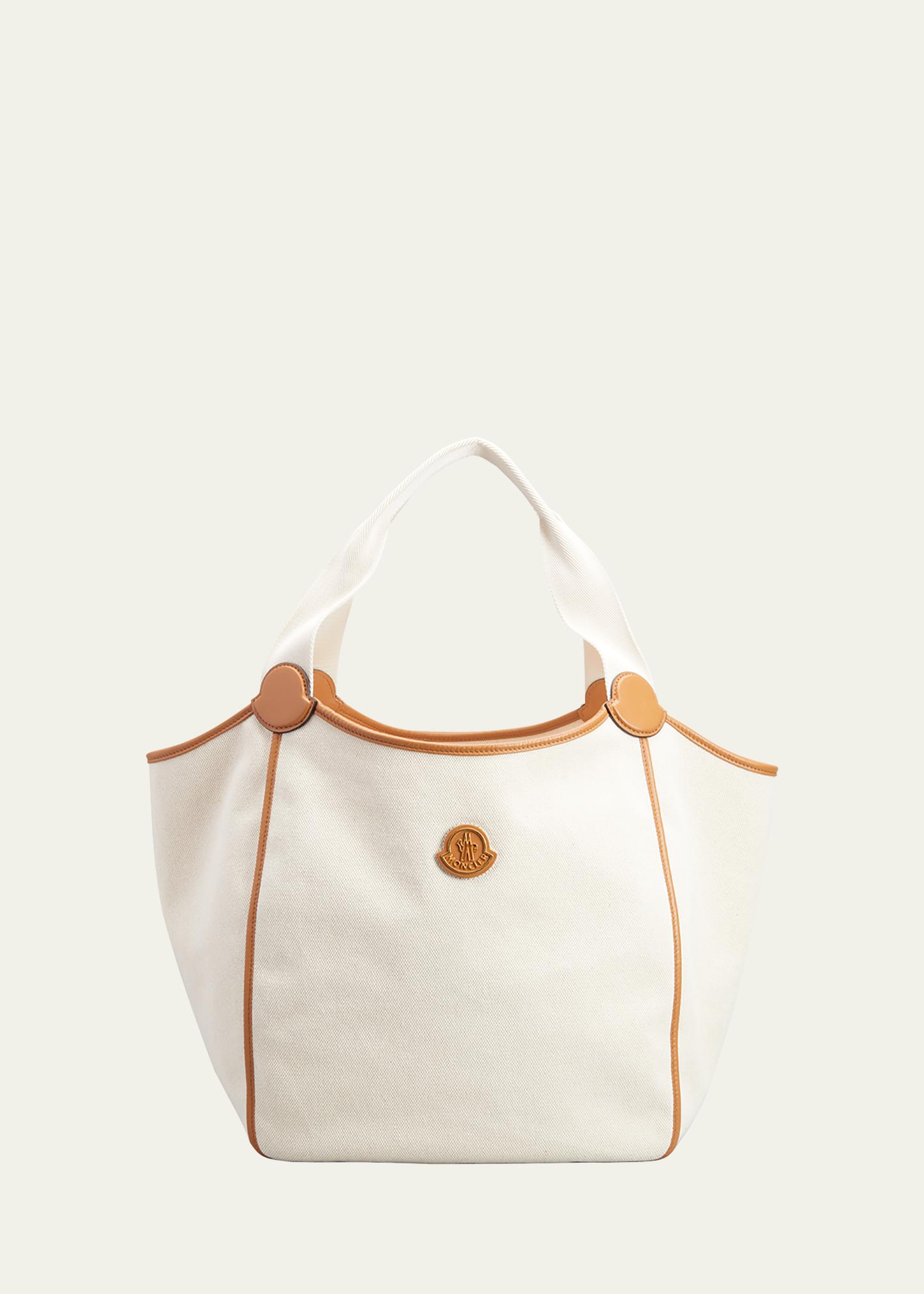 Moncler Nalani Cotton Tote Bag with Logo - Bergdorf Goodman