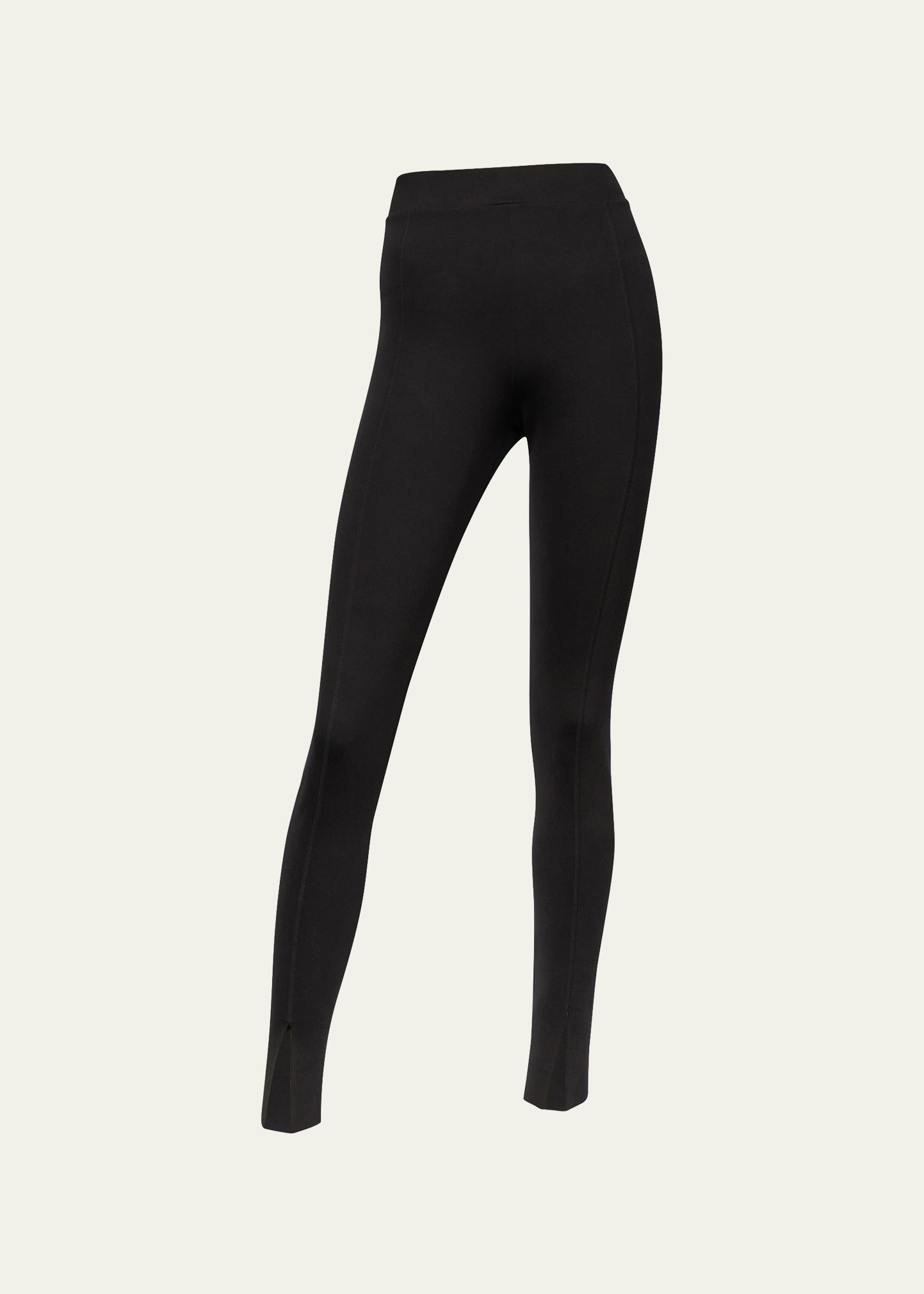 Jersey Stretch Leggings with Slit