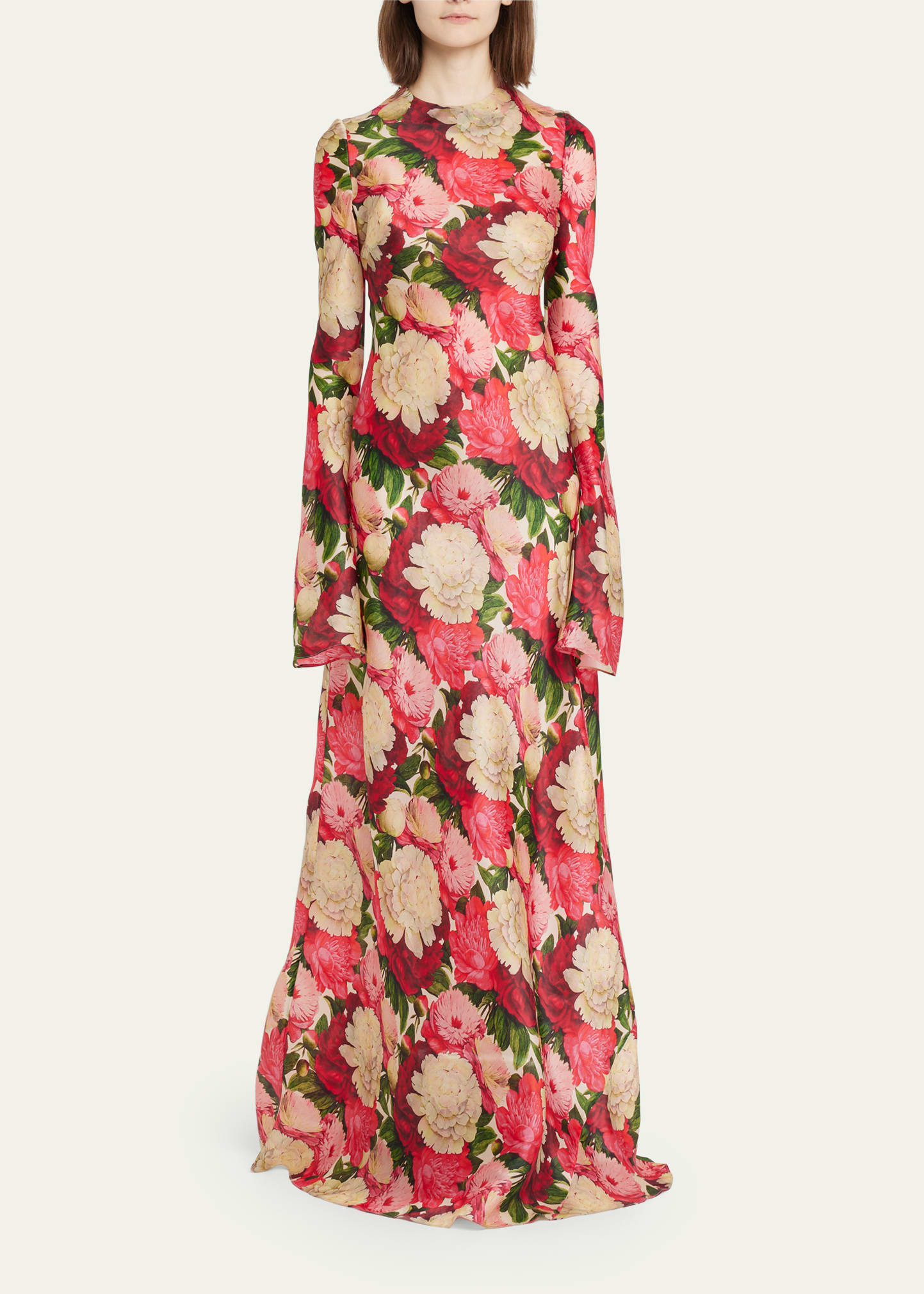 zimmermann dress long Zimmermann Wonderland Floral Long Sleeve Maxi Dress