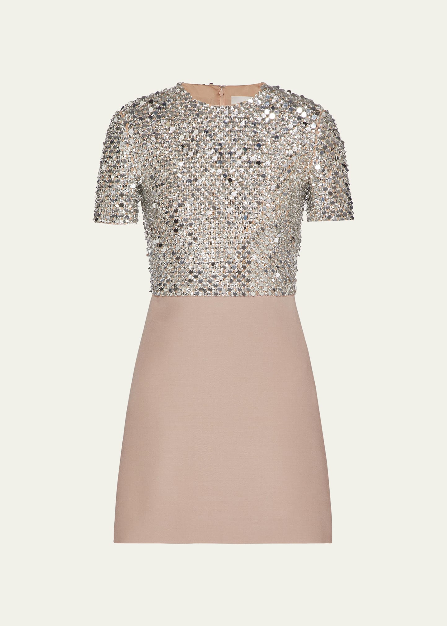 Valentino Garavani Embroidered Top Mini Dress - Bergdorf Goodman