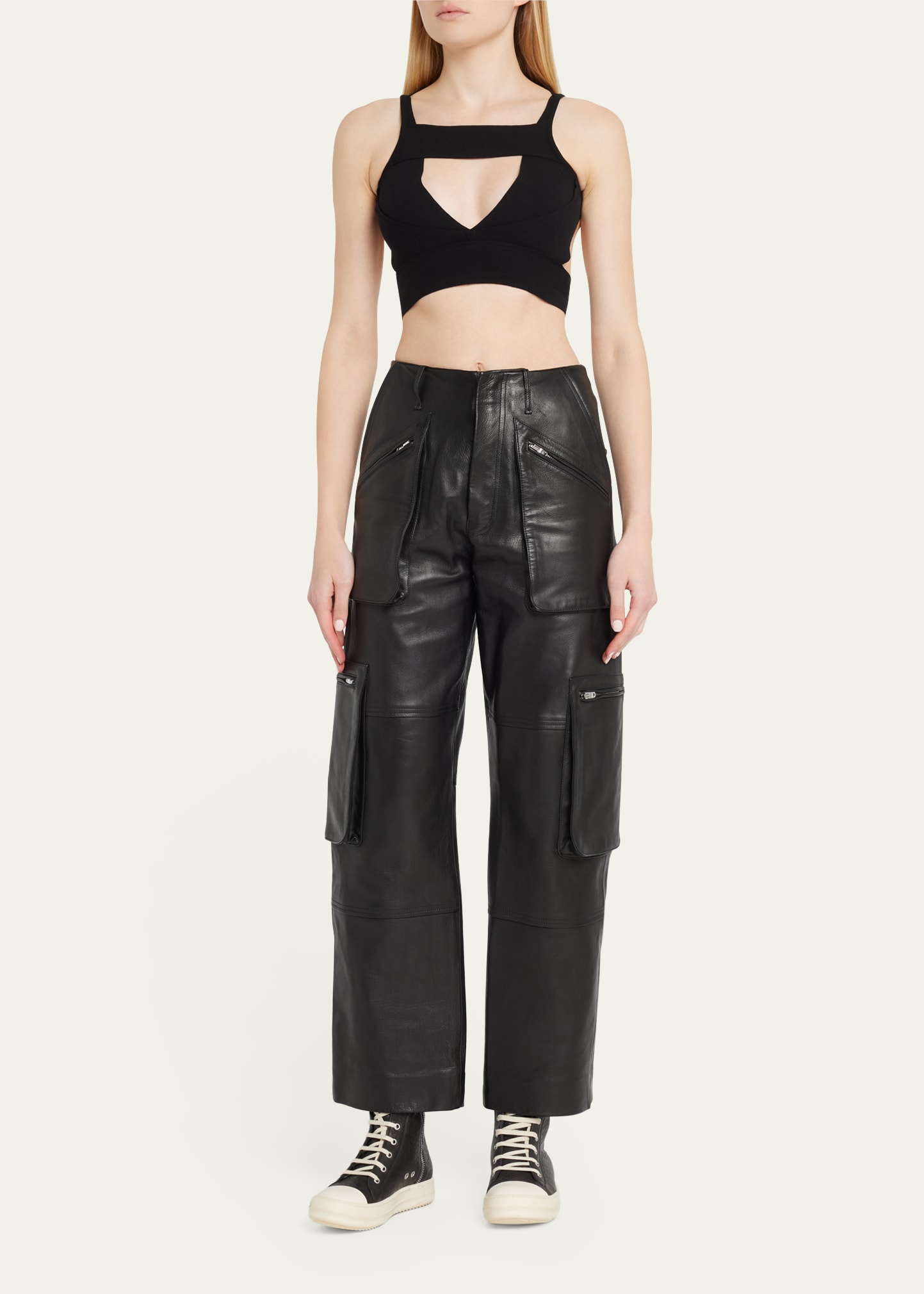 Rick Owens Sling Cutout Bra Top - Bergdorf Goodman