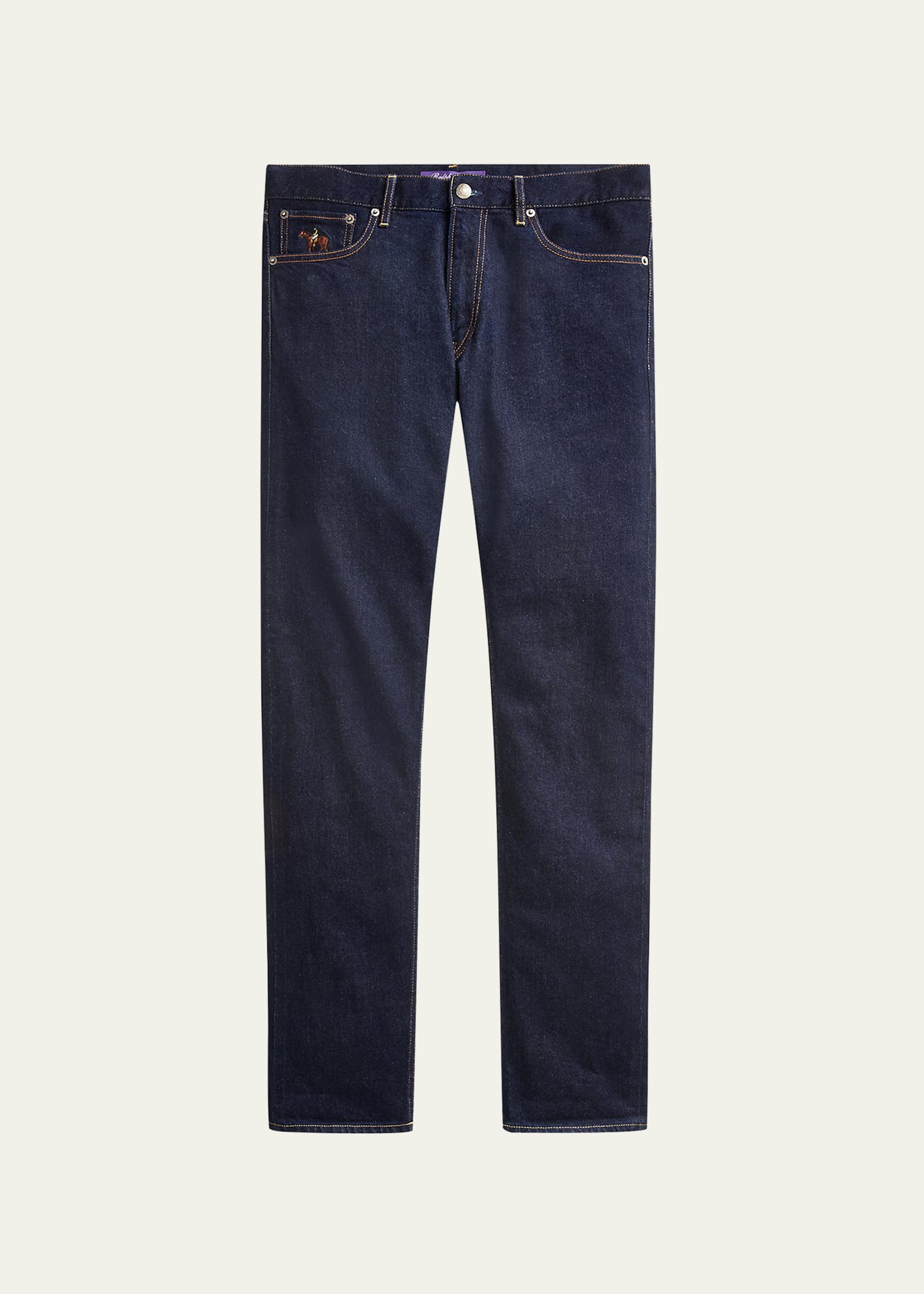 PURPLE Men's Tuffetage Monogram Jeans - Bergdorf Goodman